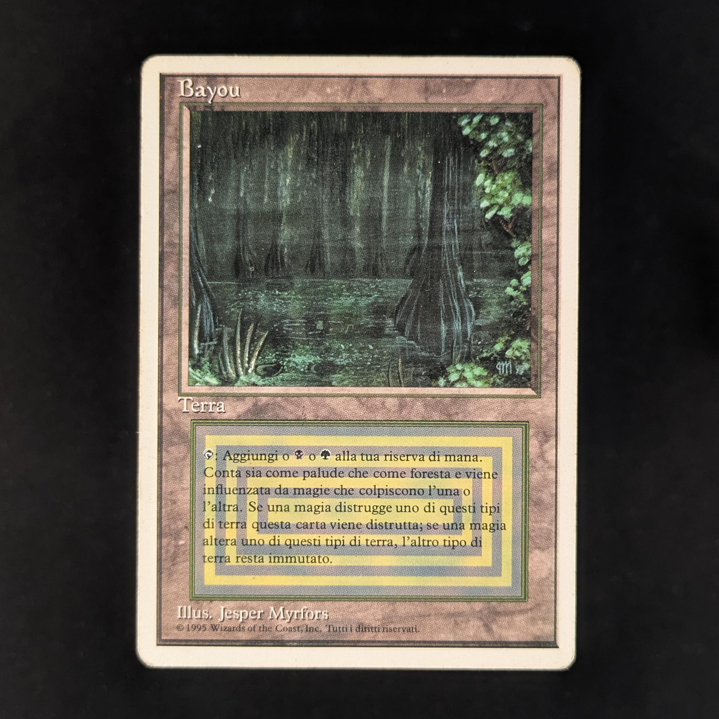 MTG Singles - Bayou - Foreign White Bordered - Italian - GD - 32283