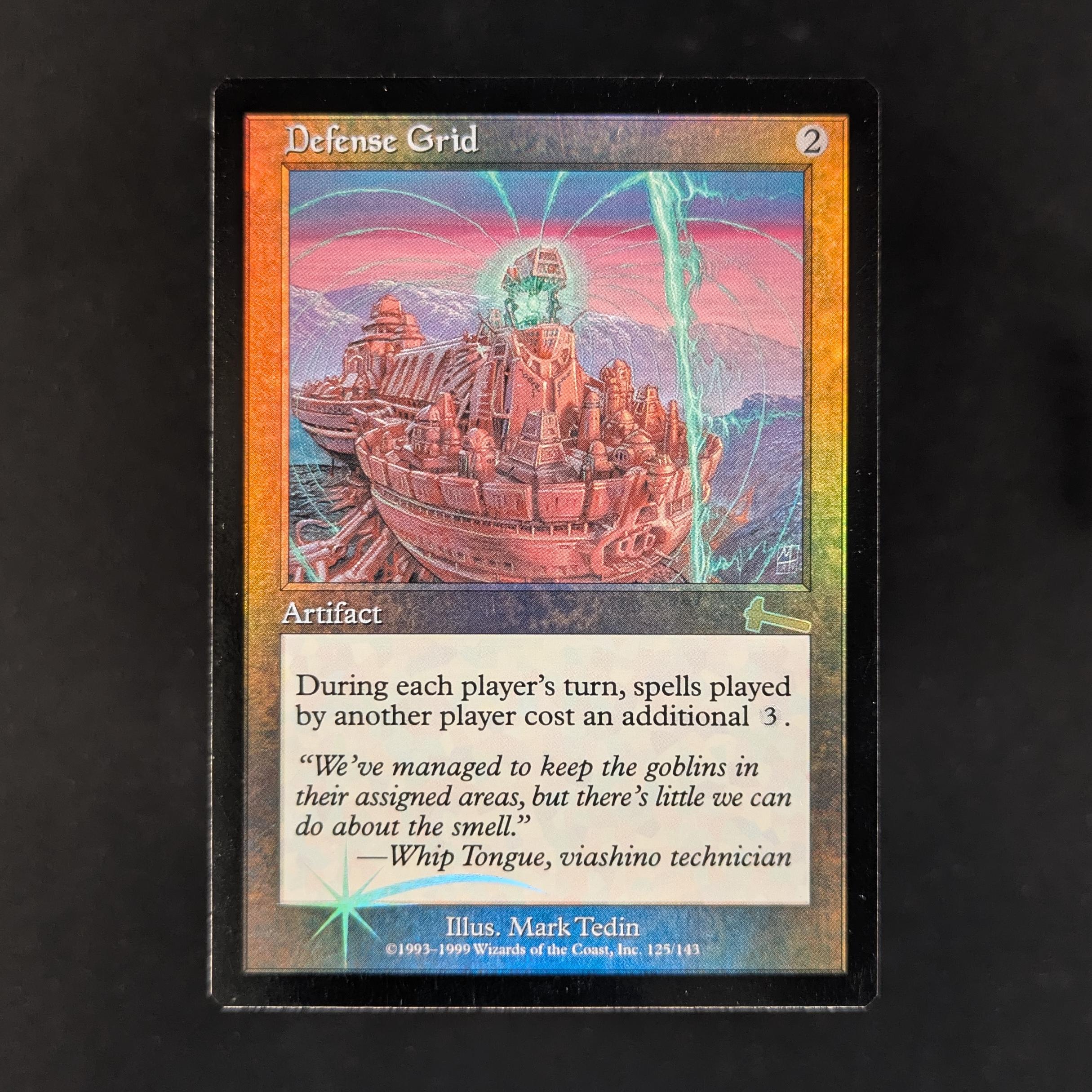 mtg Foil ULG 英語　防御の光網/Defense Grid 初版 FOIL] Defense Grid - Urza's Legacy - English - EX