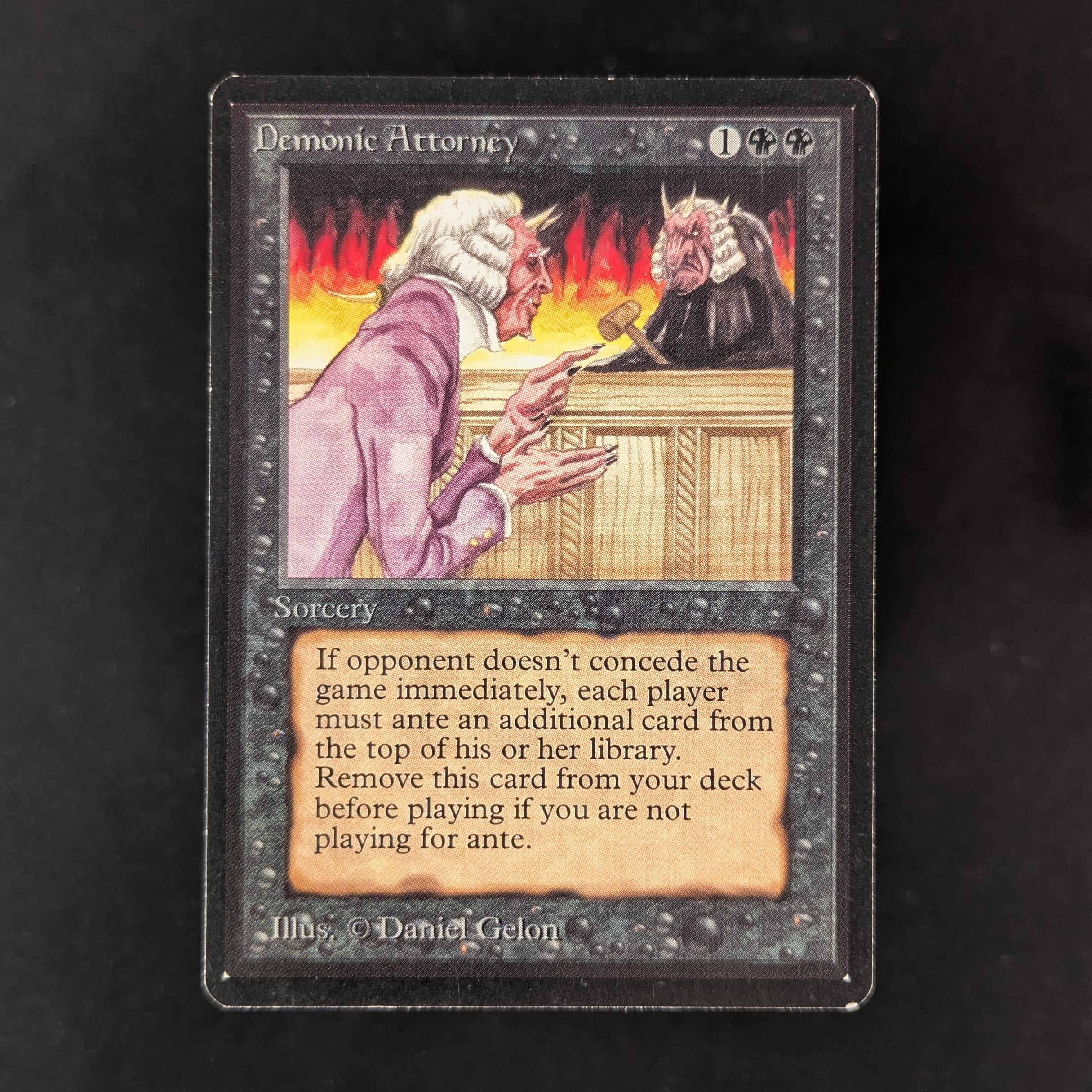 MTG Singles - Demonic Attorney - Beta - GD - 32358