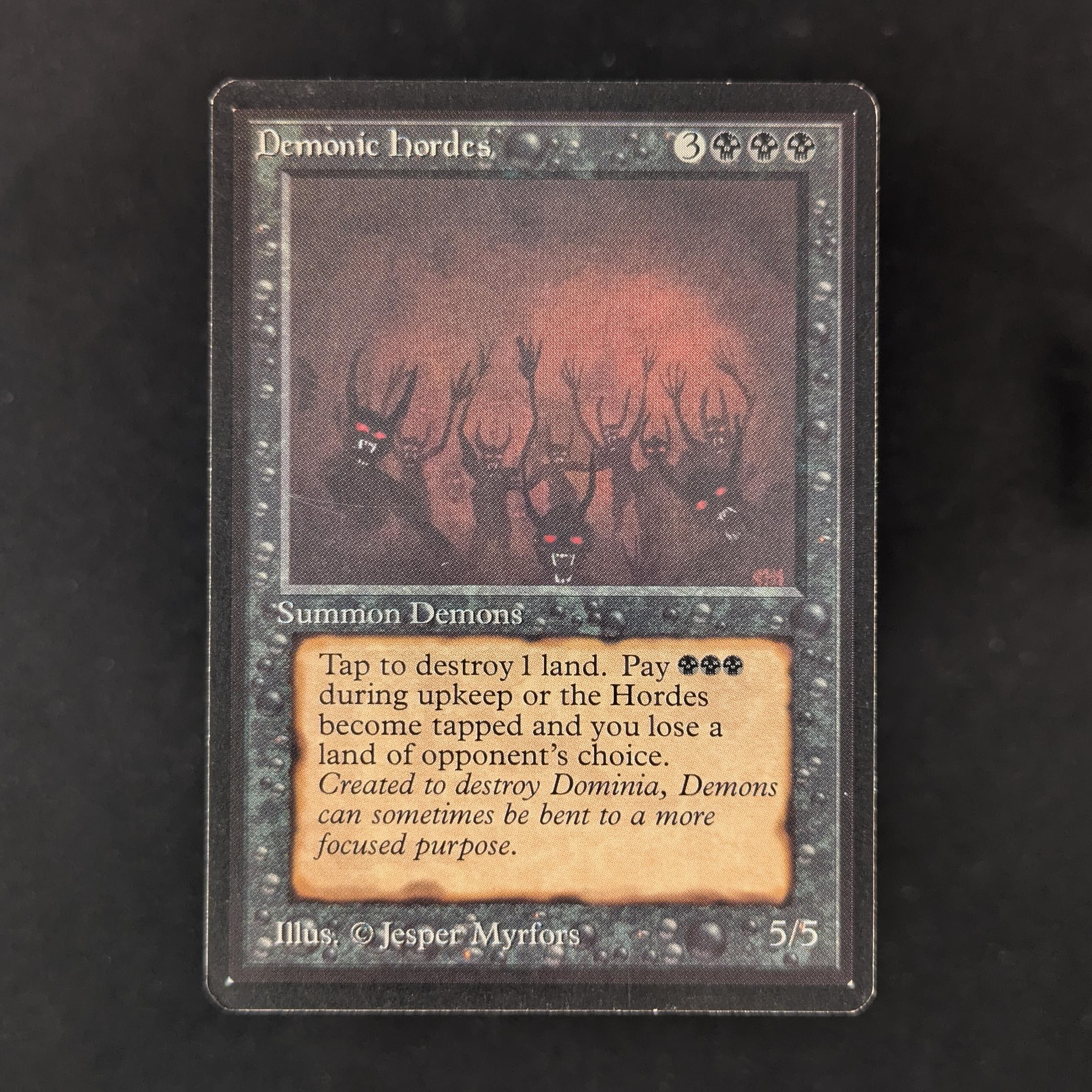 MTG Singles - Demonic Hordes - Beta - NM - 32359