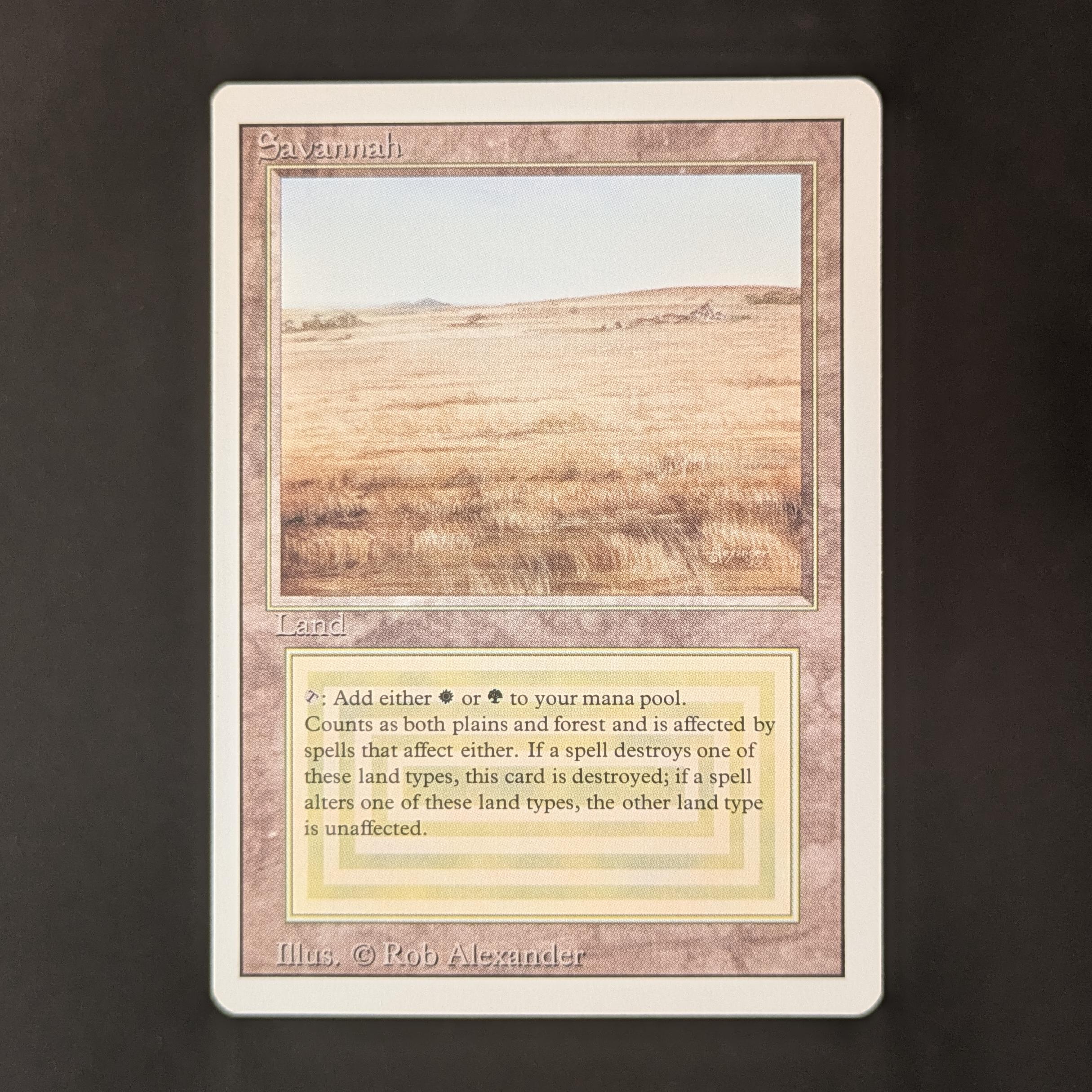 MTG Singles - Savannah - Revised - GD - 32814