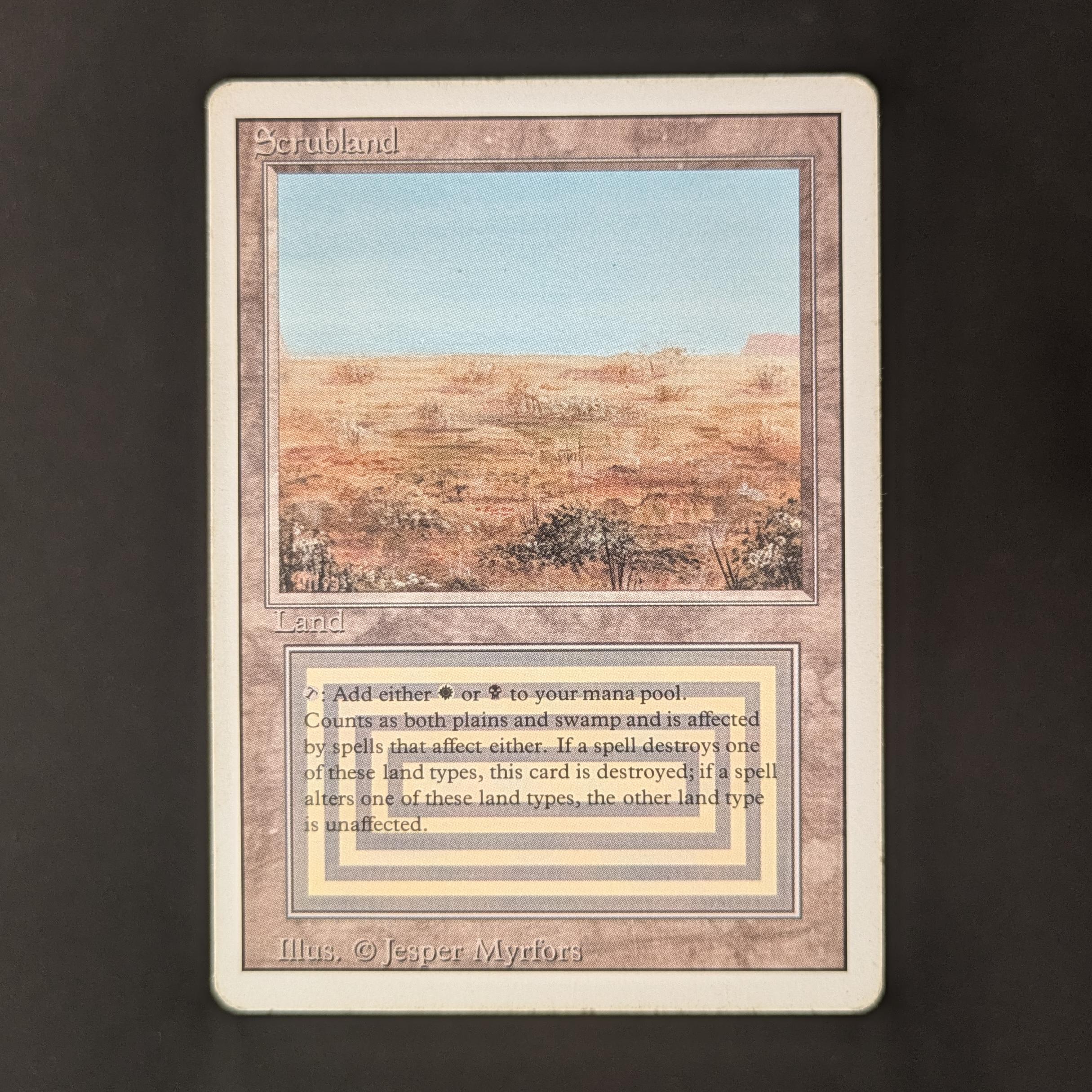 MTG Singles - Scrubland - Revised - PL - 32817