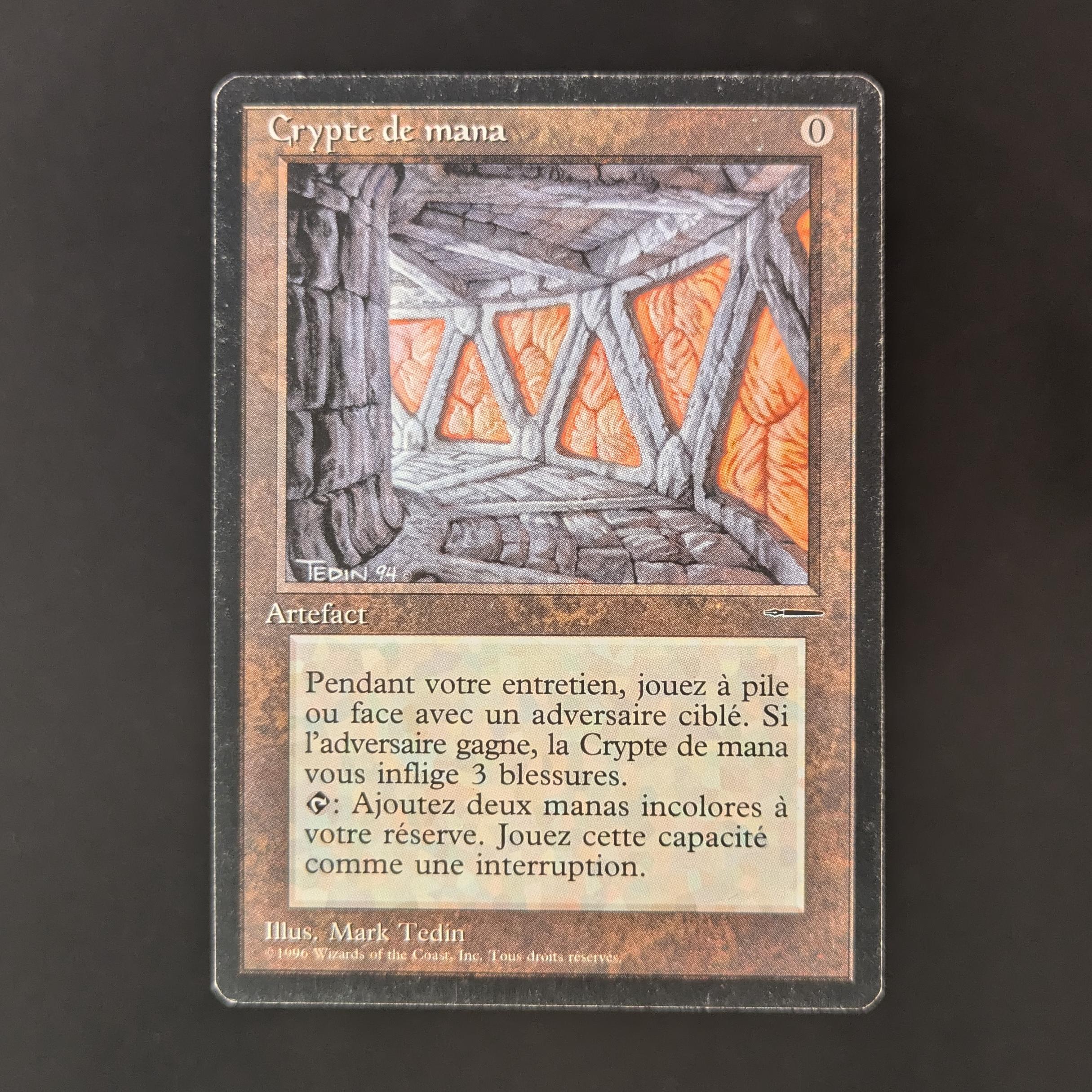 MTG Singles - Mana Crypt (Book Insert) - Harper Prism Promos - LP -