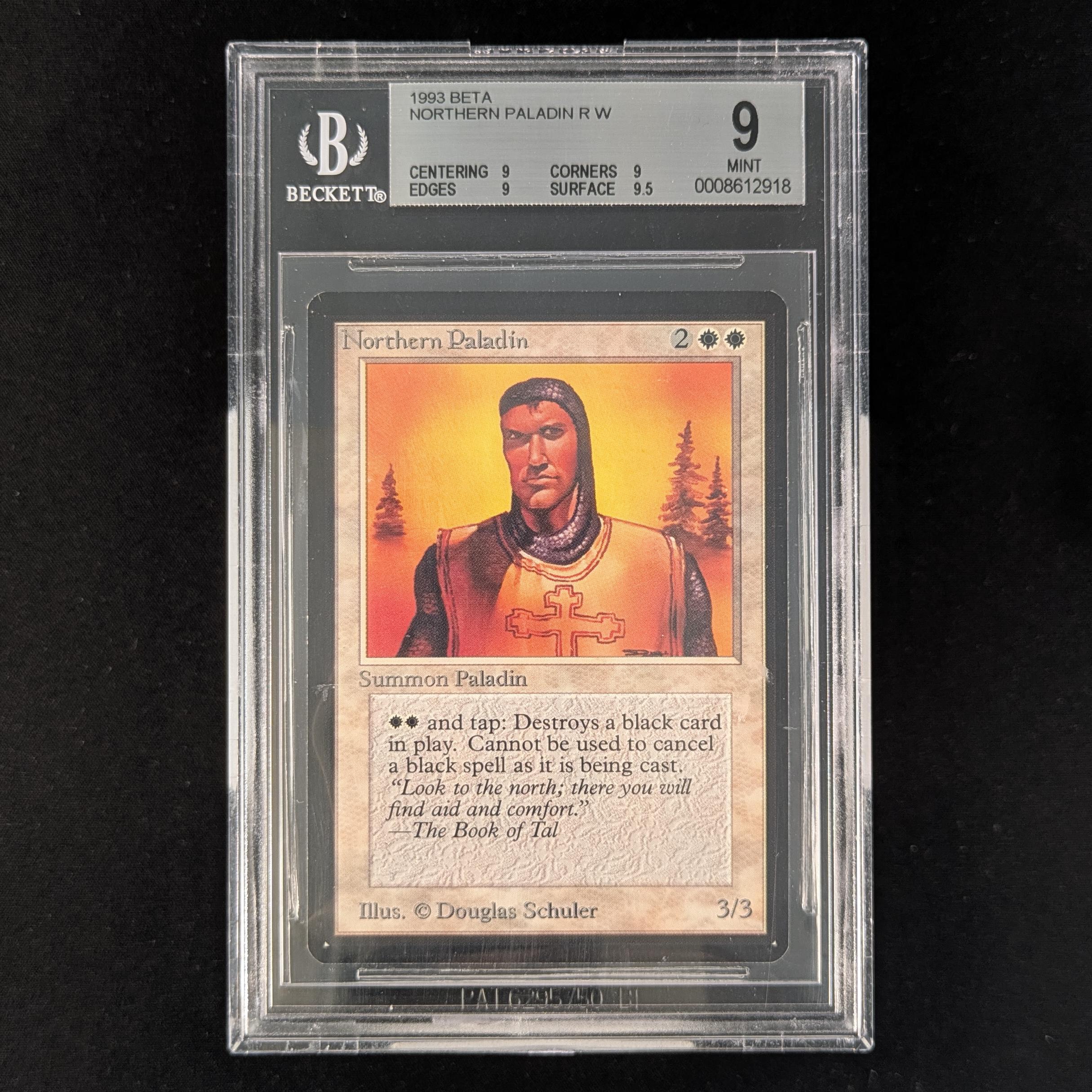 MTG Singles - Northern Paladin - Beta - BGS 9 -