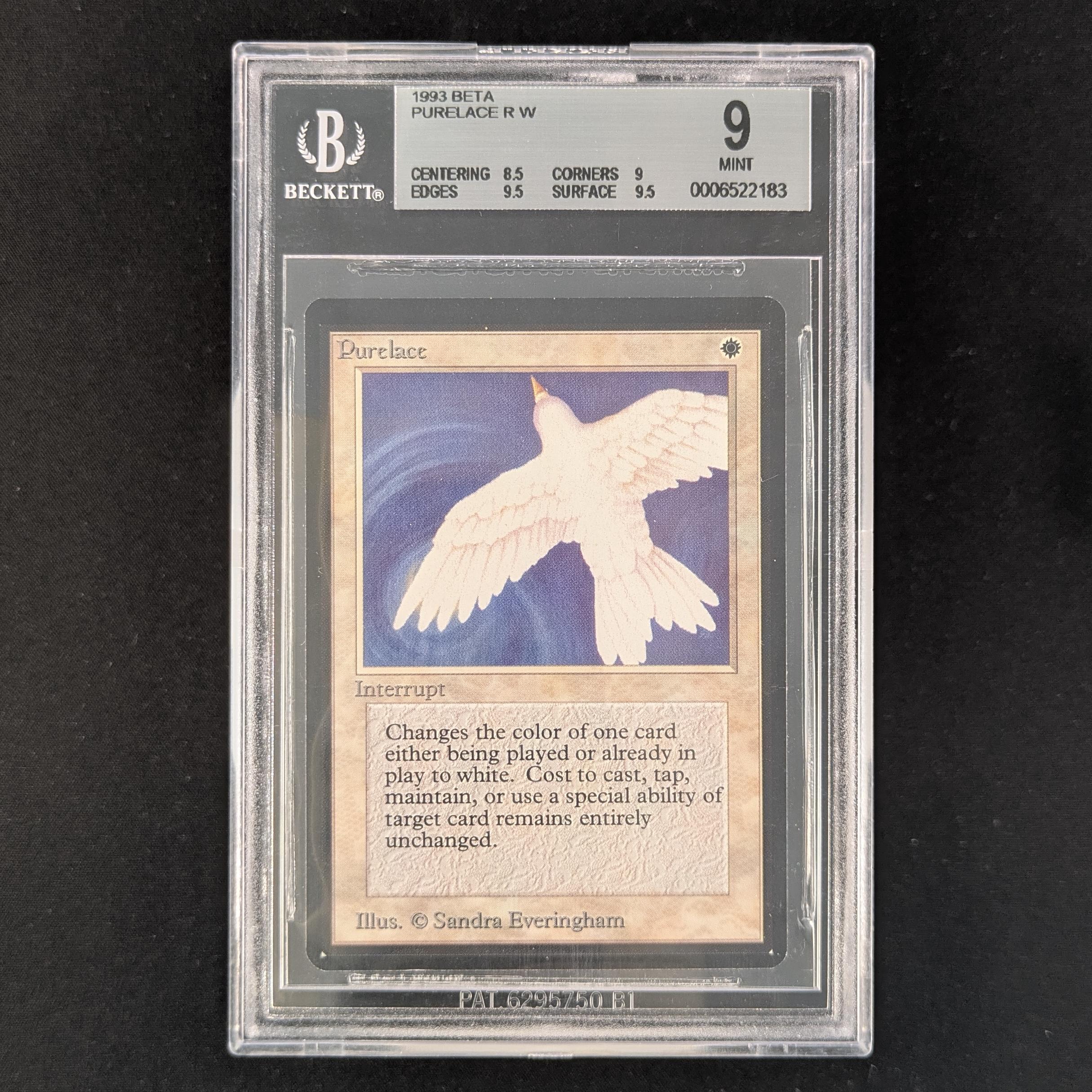 MTG Singles - Purelace - Beta - BGS 9 -