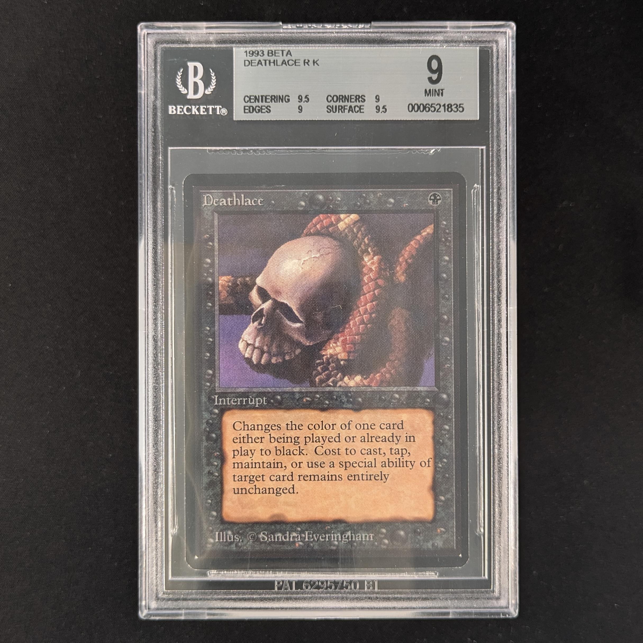 MTG Singles - Deathlace - Beta - BGS 9 -