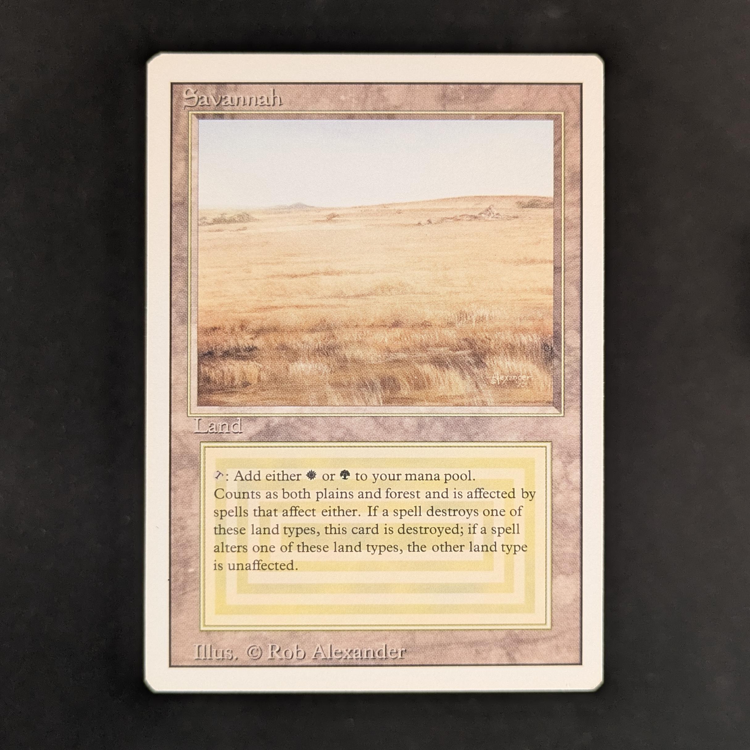 MTG Singles - Savannah - Revised - GD - 32981