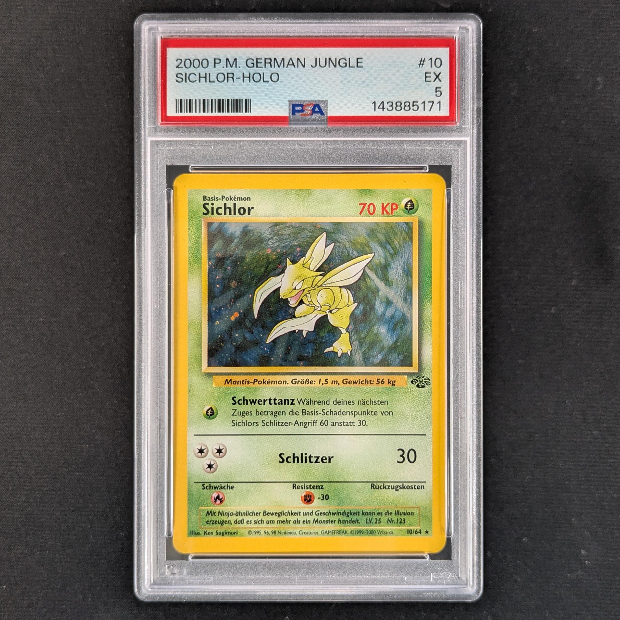 PTCG Singles - Scyther (JU 10) - Jungle - PSA 5 -