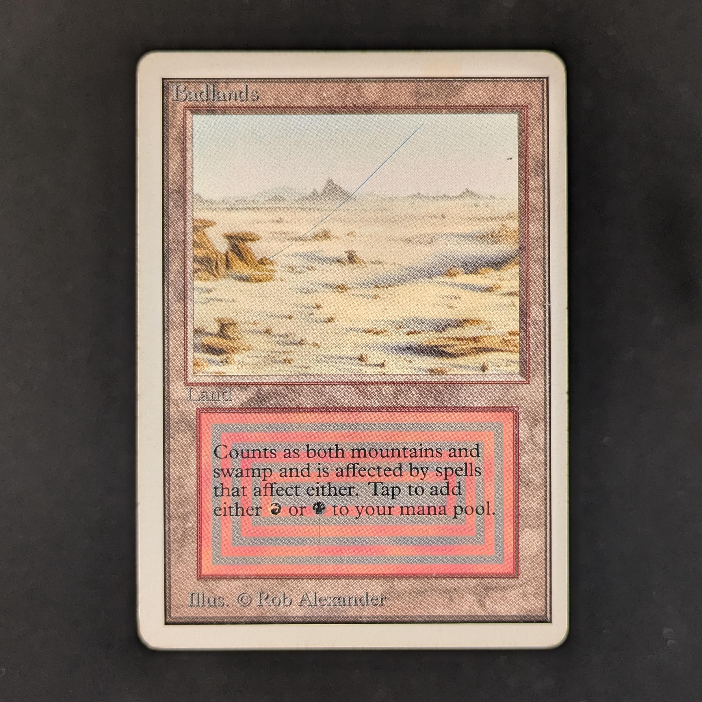 MTG Singles - Badlands - Unlimited - LP - INK ERROR - 33075