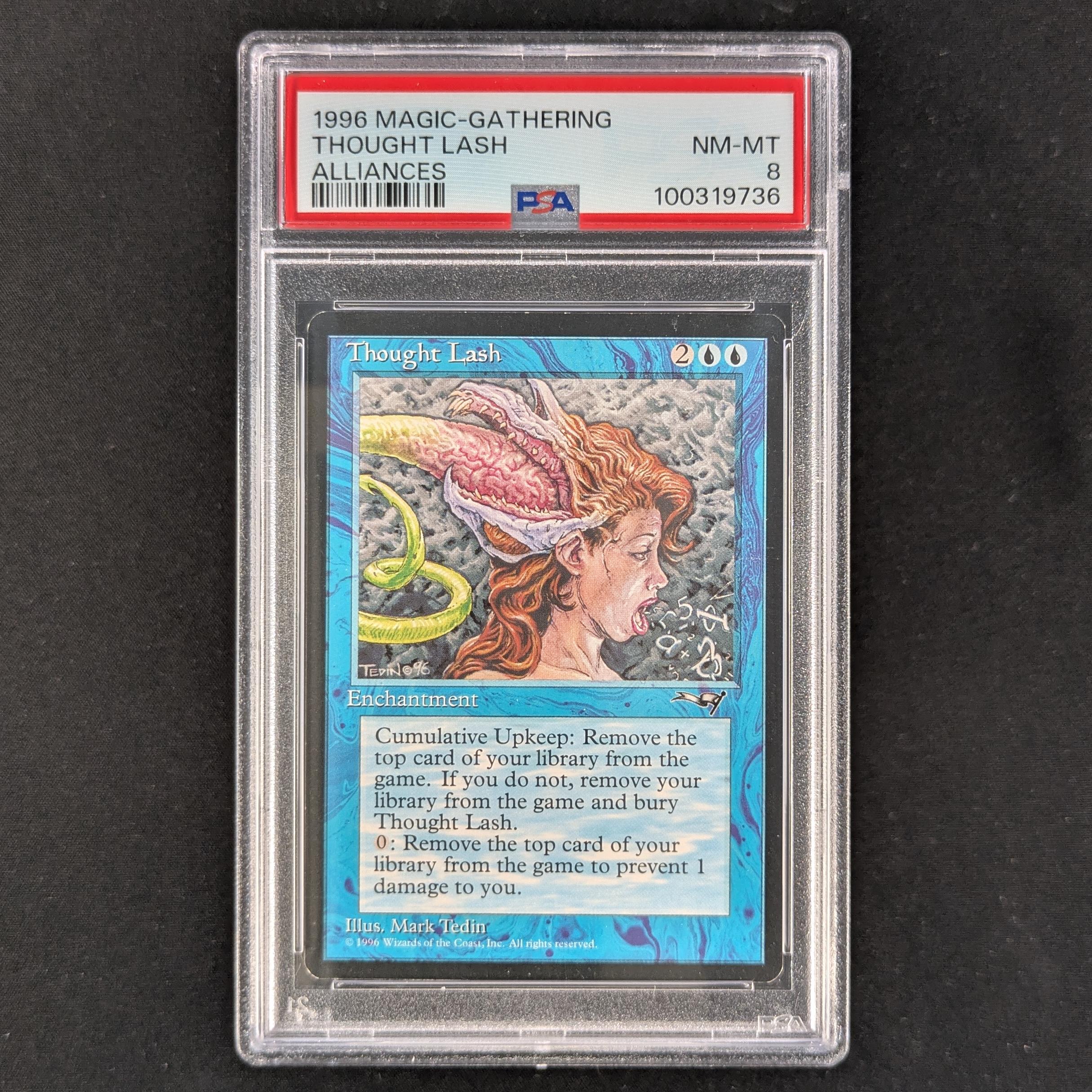 MTG Singles - Thought Lash - Alliances - PSA 8 -