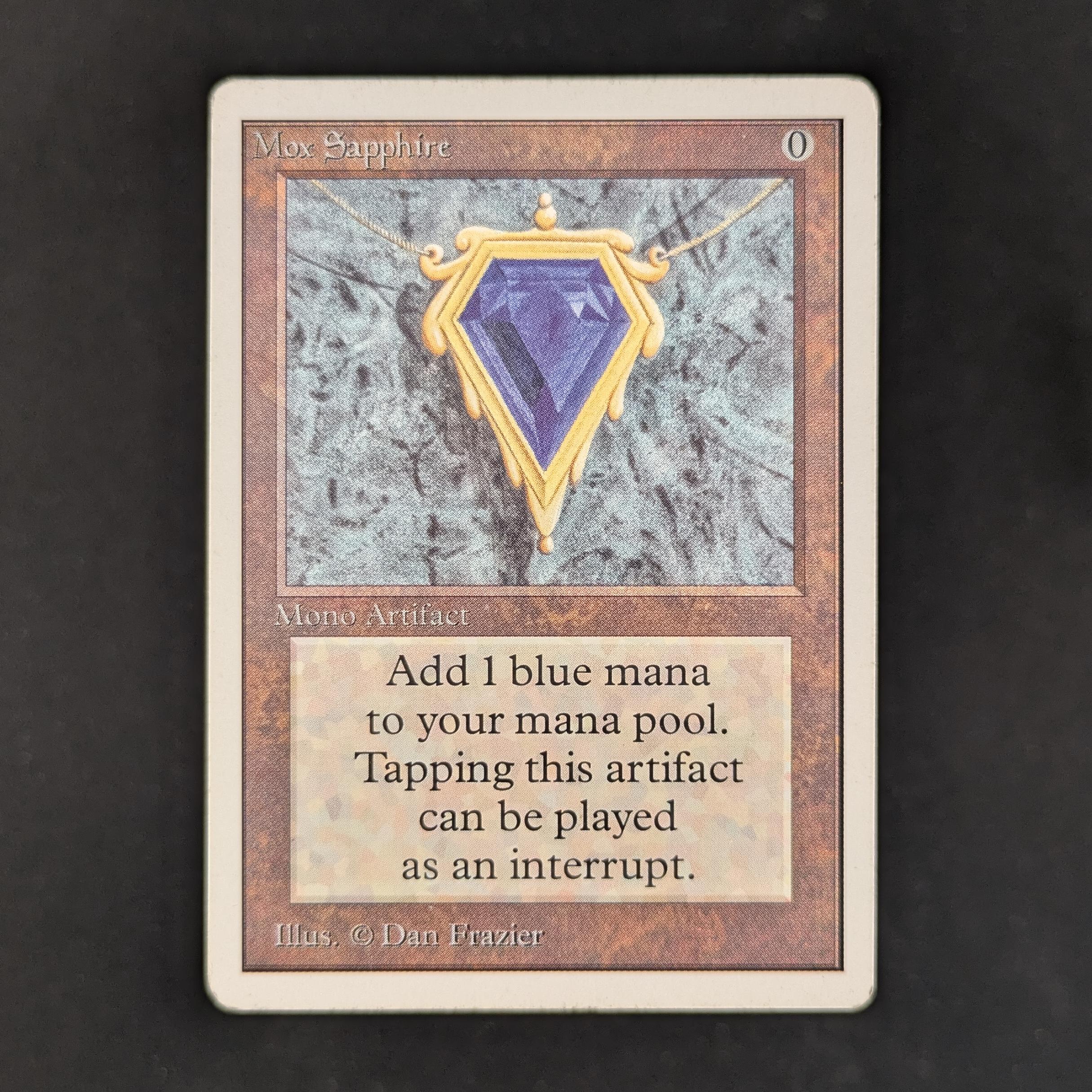 MTG Singles - Mox Sapphire - Unlimited - LP - 33188