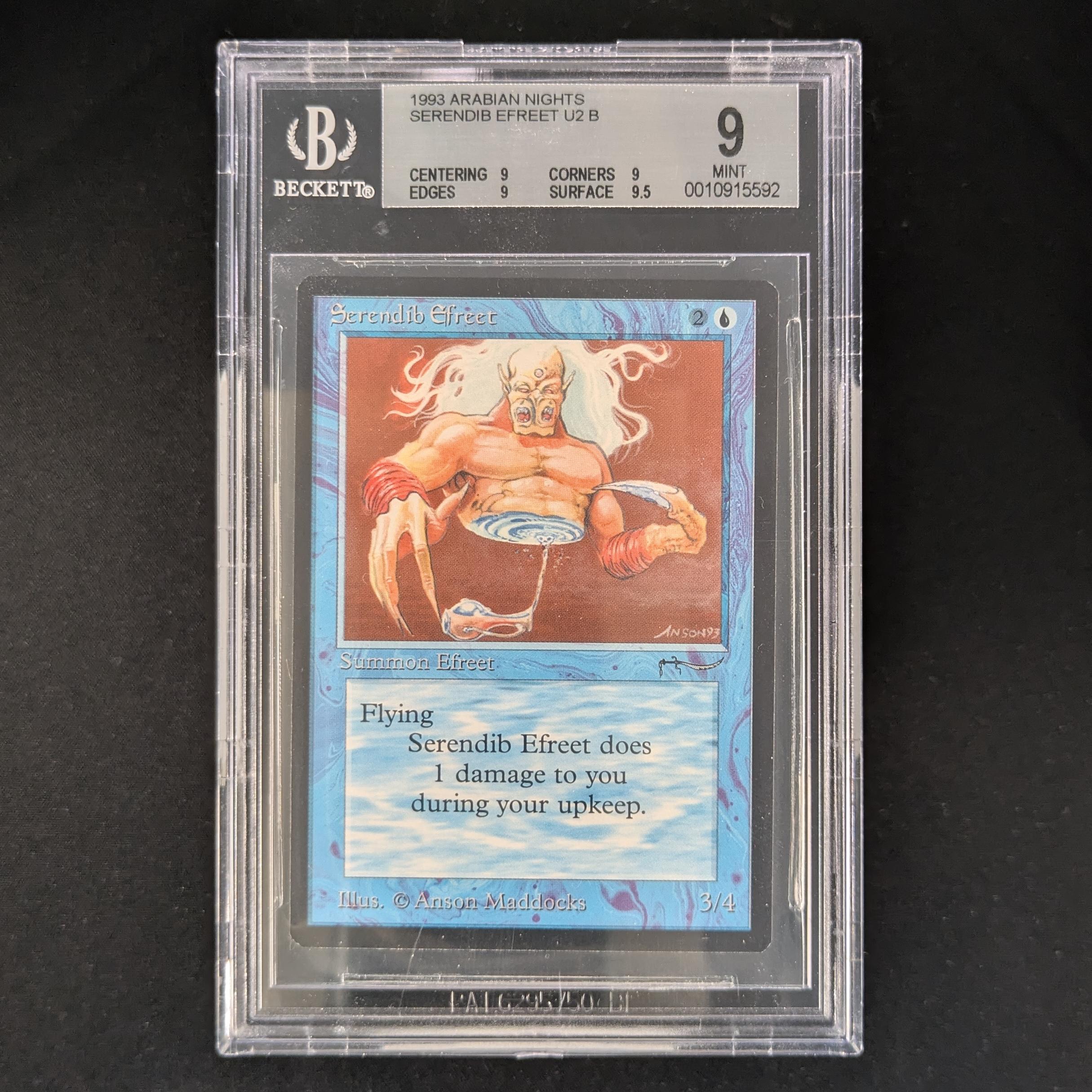 MTG Singles - Serendib Efreet - Arabian Nights - BGS 9 - 33309