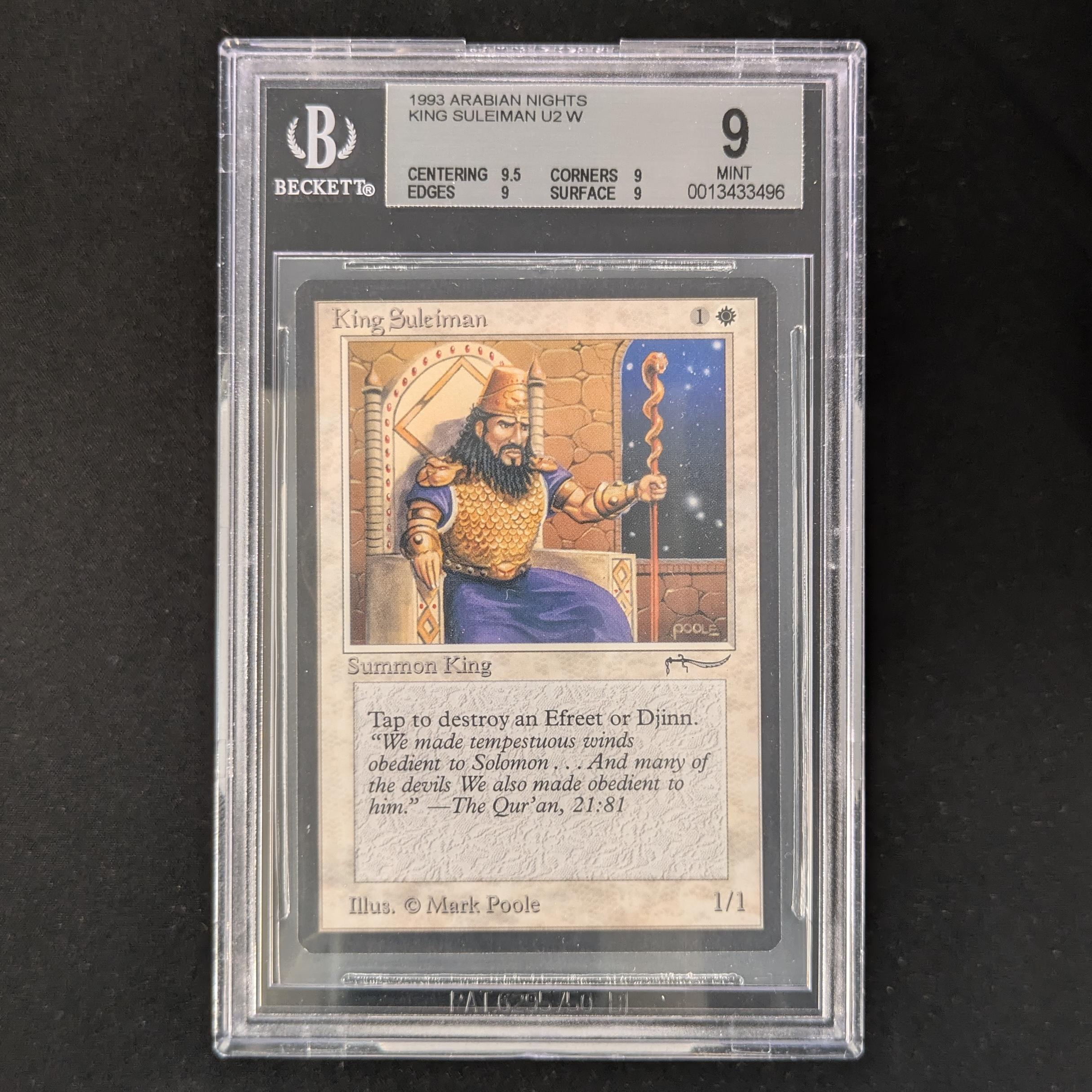 King Suleiman - Arabian Nights - BGS 9