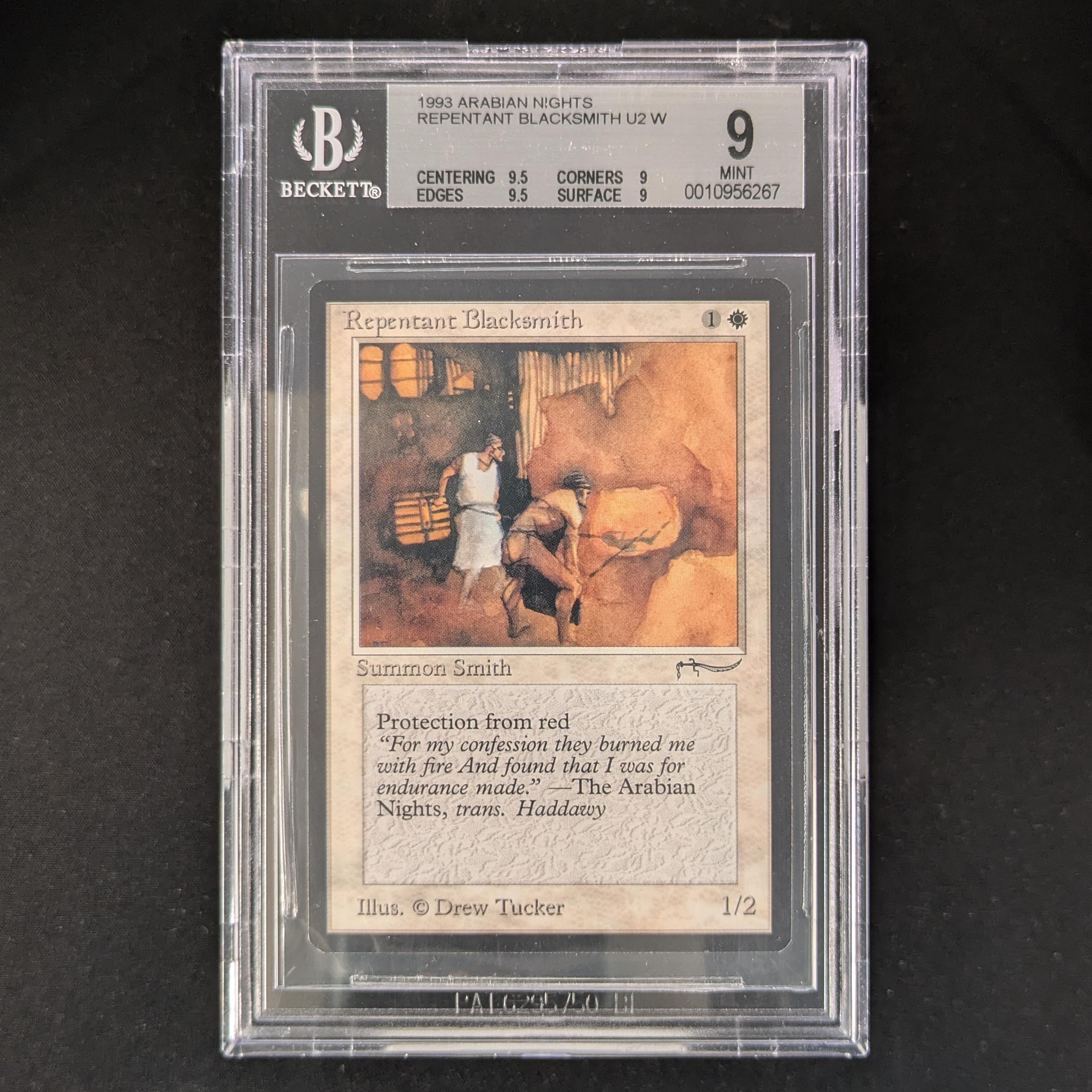 Respentant Blacksmith - Arabian Nights - BGS 9