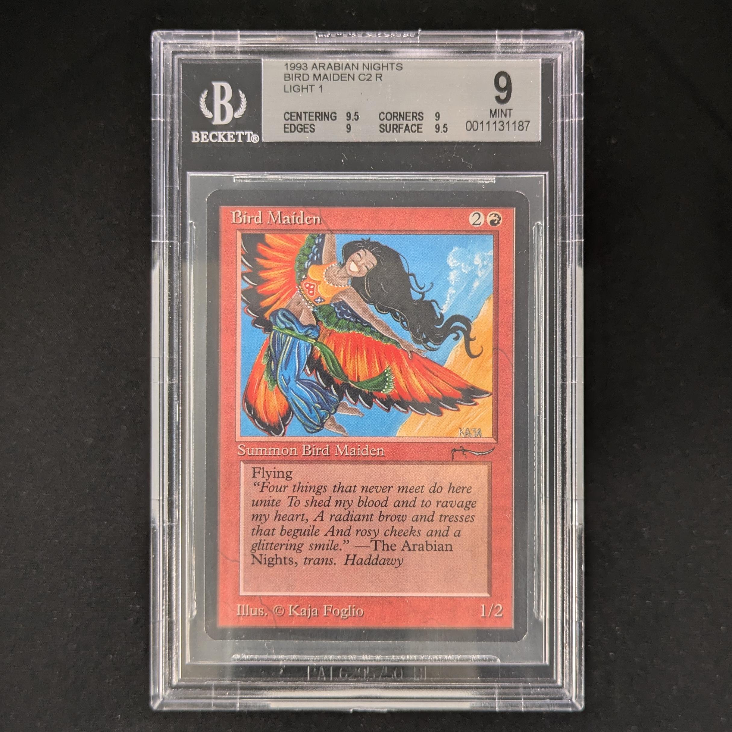 Bird Maiden - Arabian Nights - BGS 9 - Light