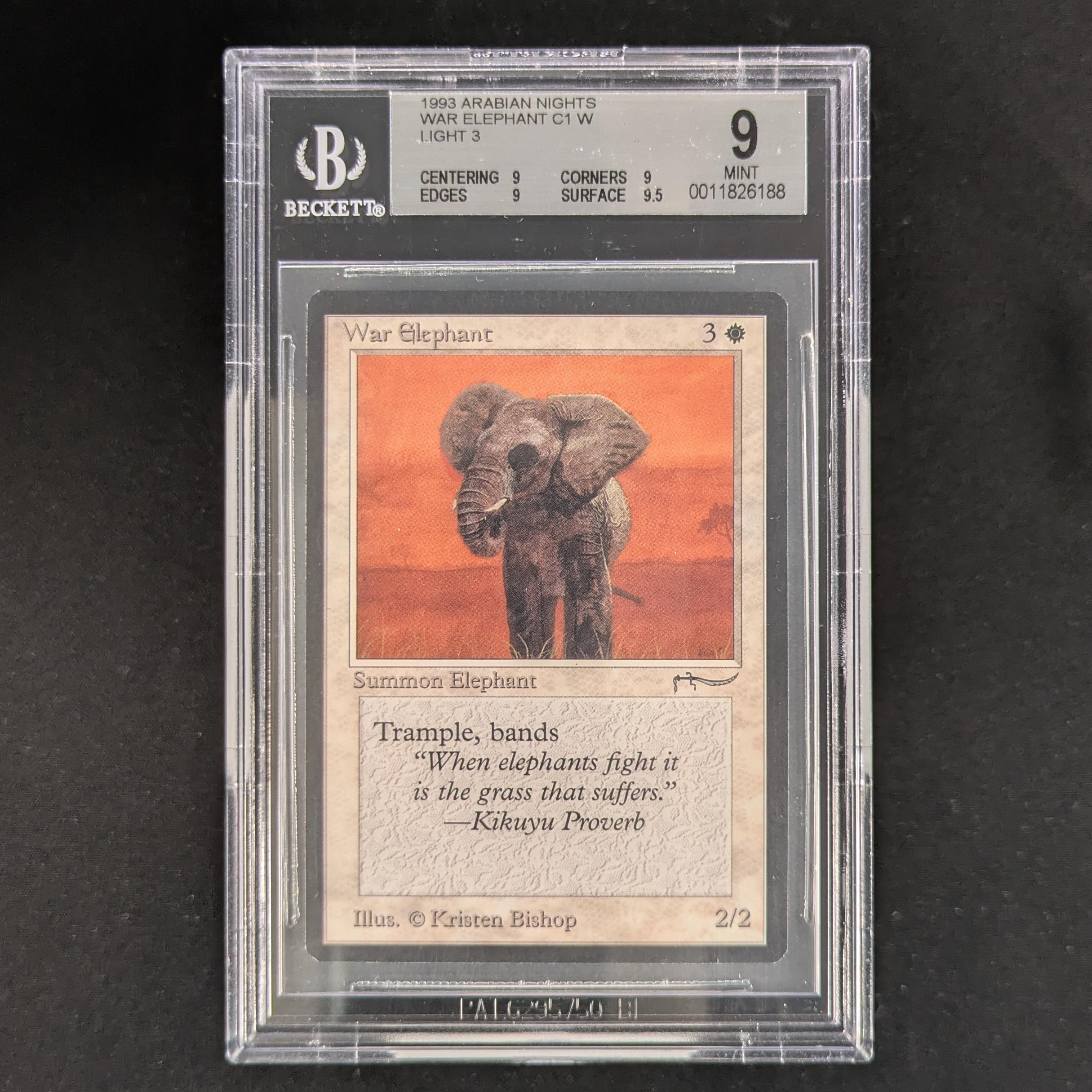 War Elephant - Arabian Nights - BGS 9 - Light