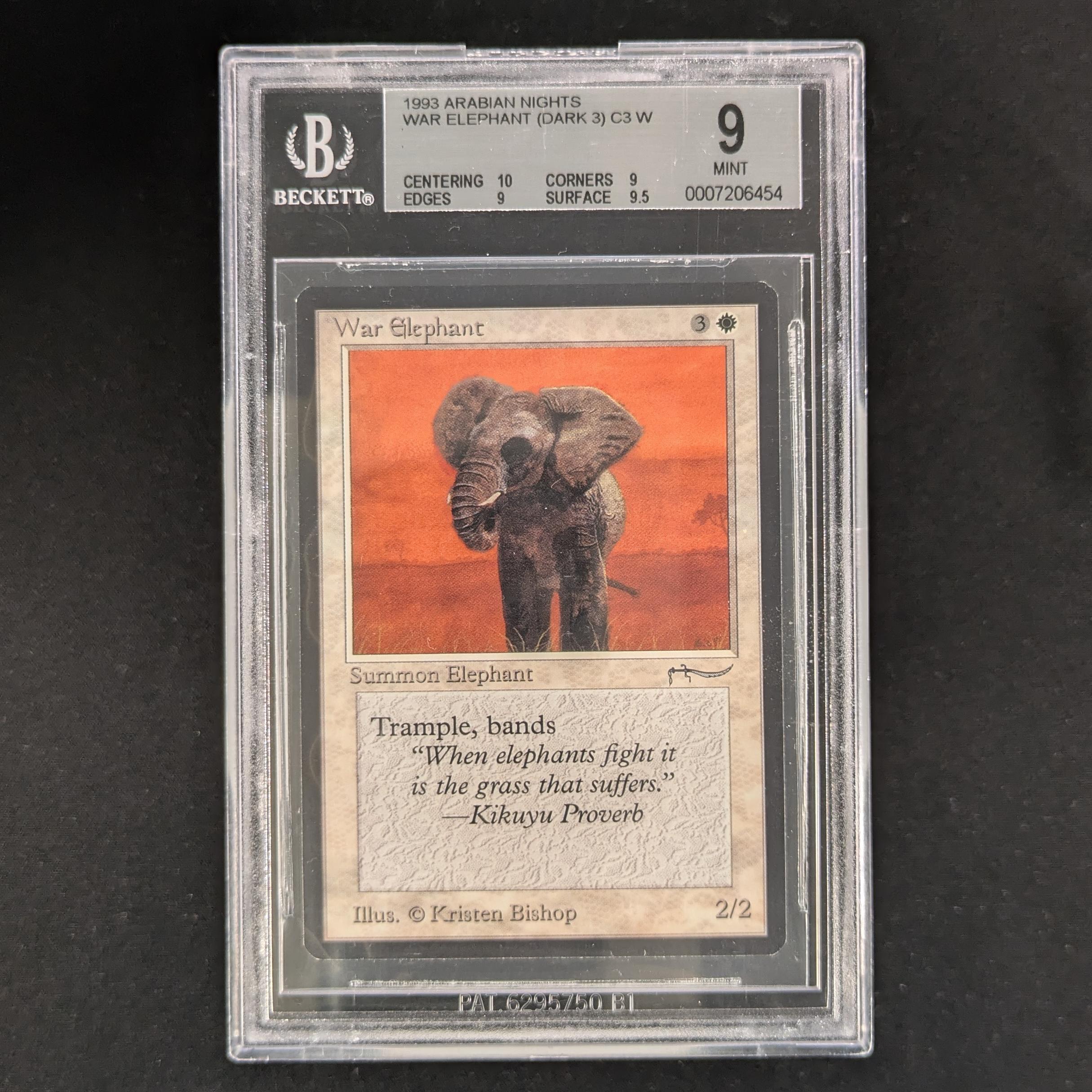 War Elephant - Arabian Nights - BGS 9 - Dark