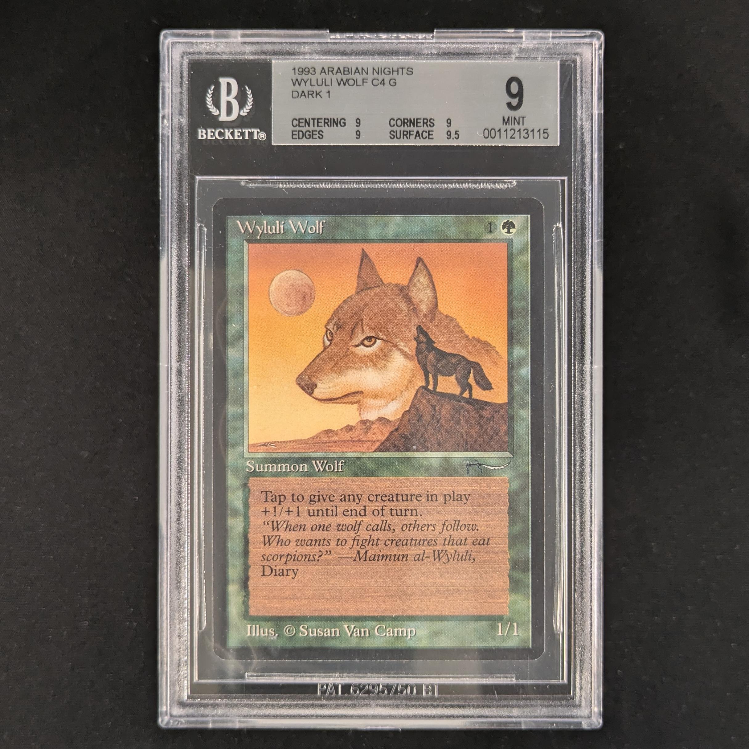 Wyluli Wolf - Arabian Nights - BGS 9 - Dark