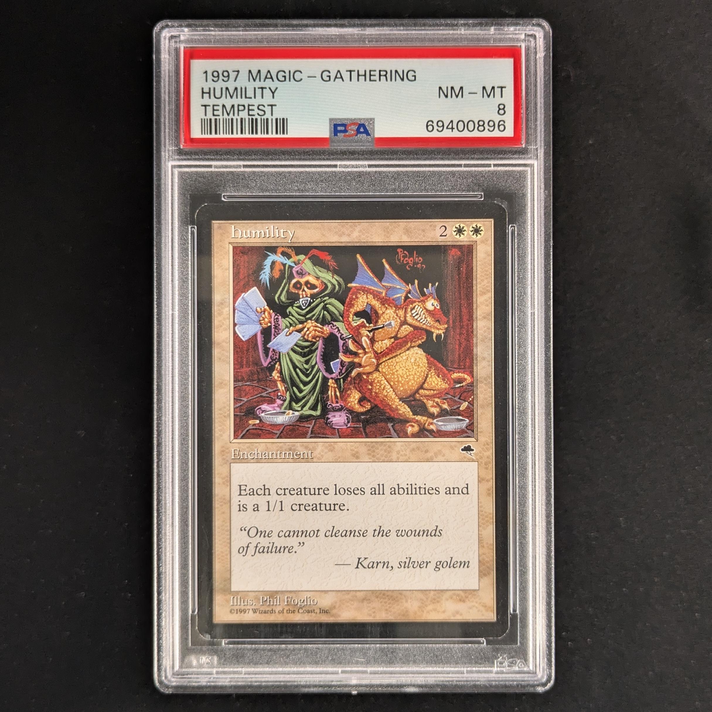 mtg card from tempest Humility - - English then Fateful Tempest deals Magic: The Gathering 