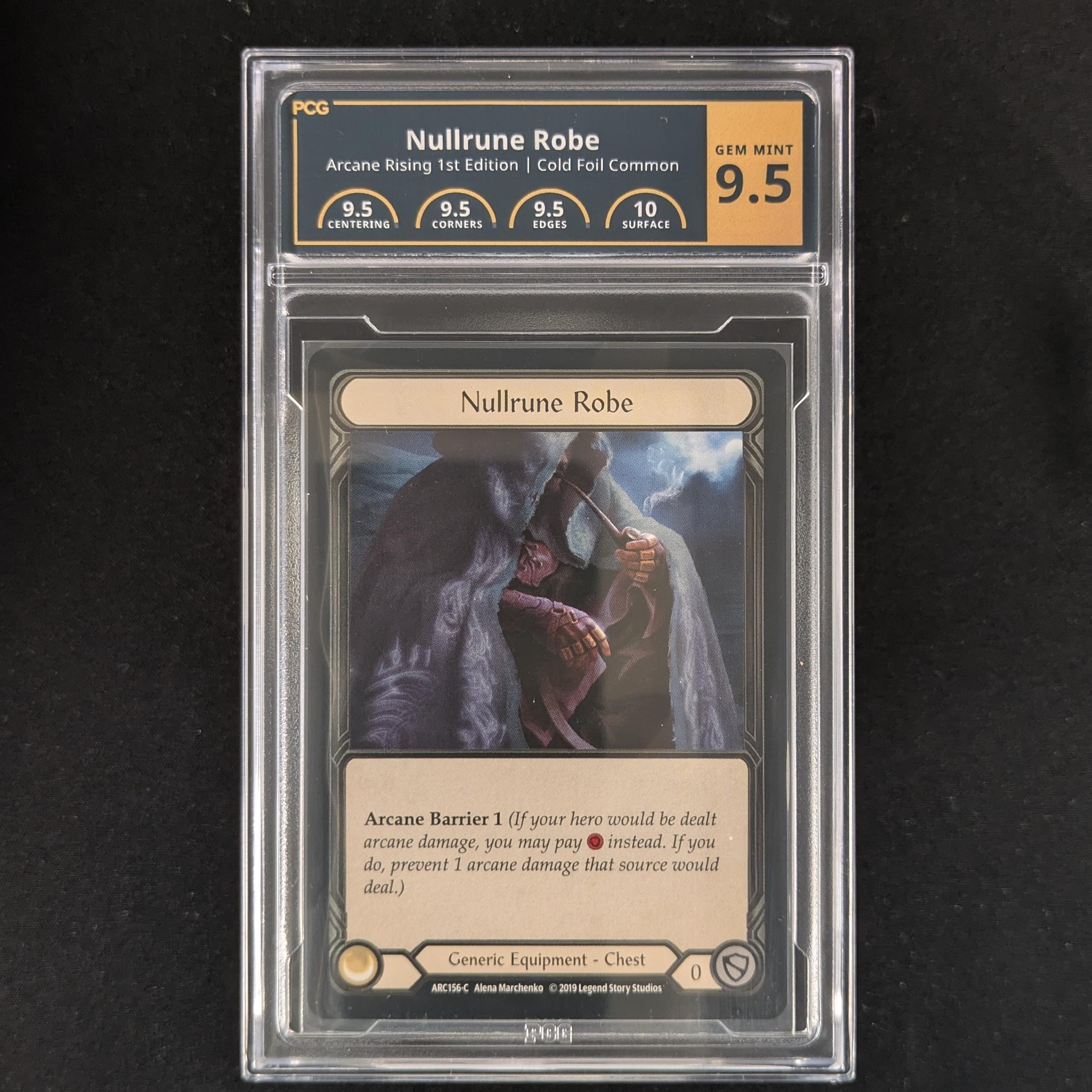Nullrune Robe (Cold Foil) - Arcane Rising First - PCG 9.5