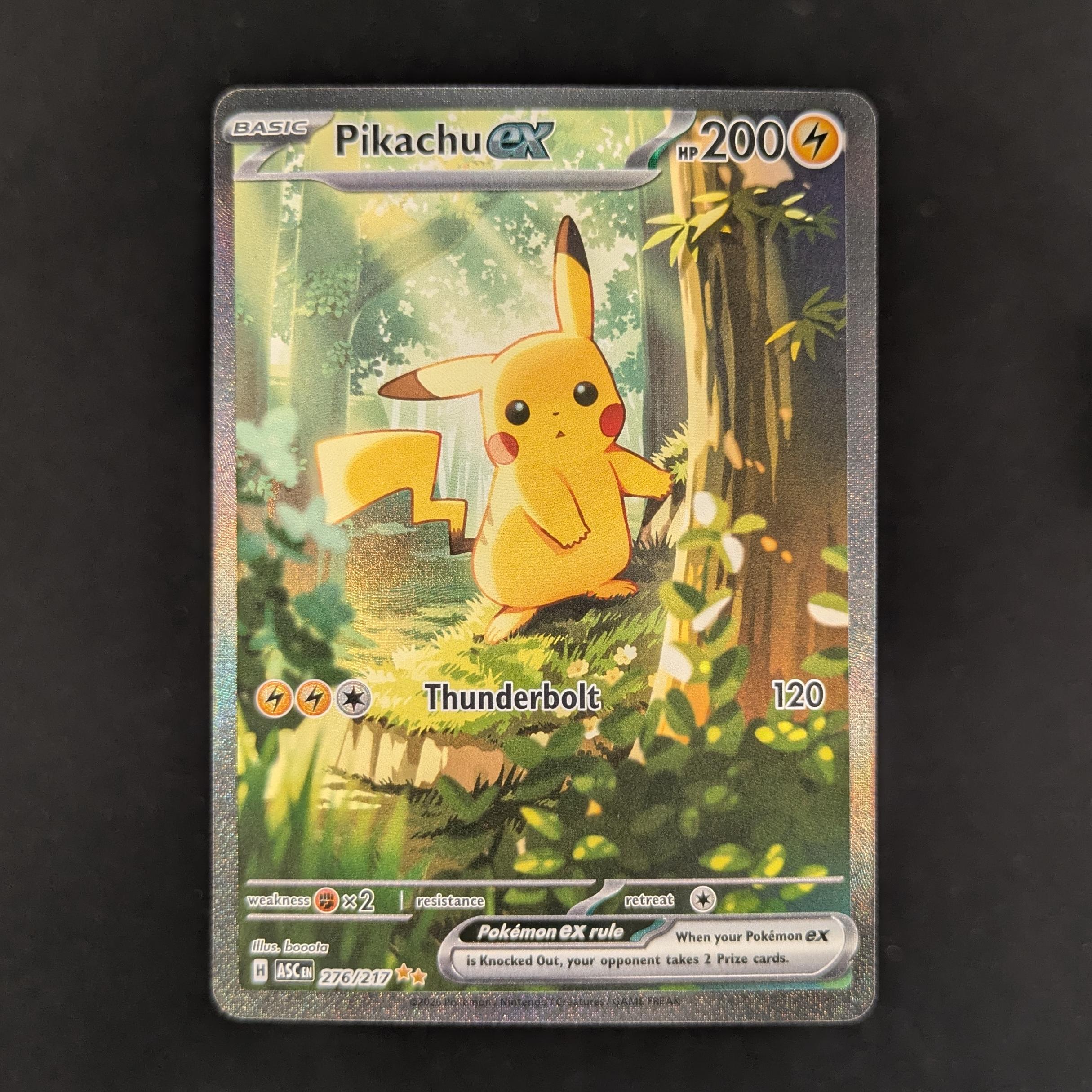 Pikachu ex (ASC 276) - Ascended Heroes - English - NM