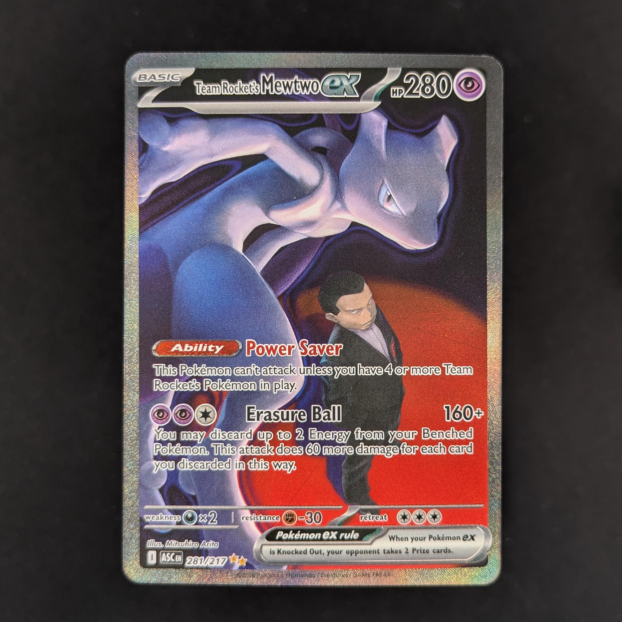 Team Rocket's Mewtwo ex (ASC 281) - Ascended Heroes - NM