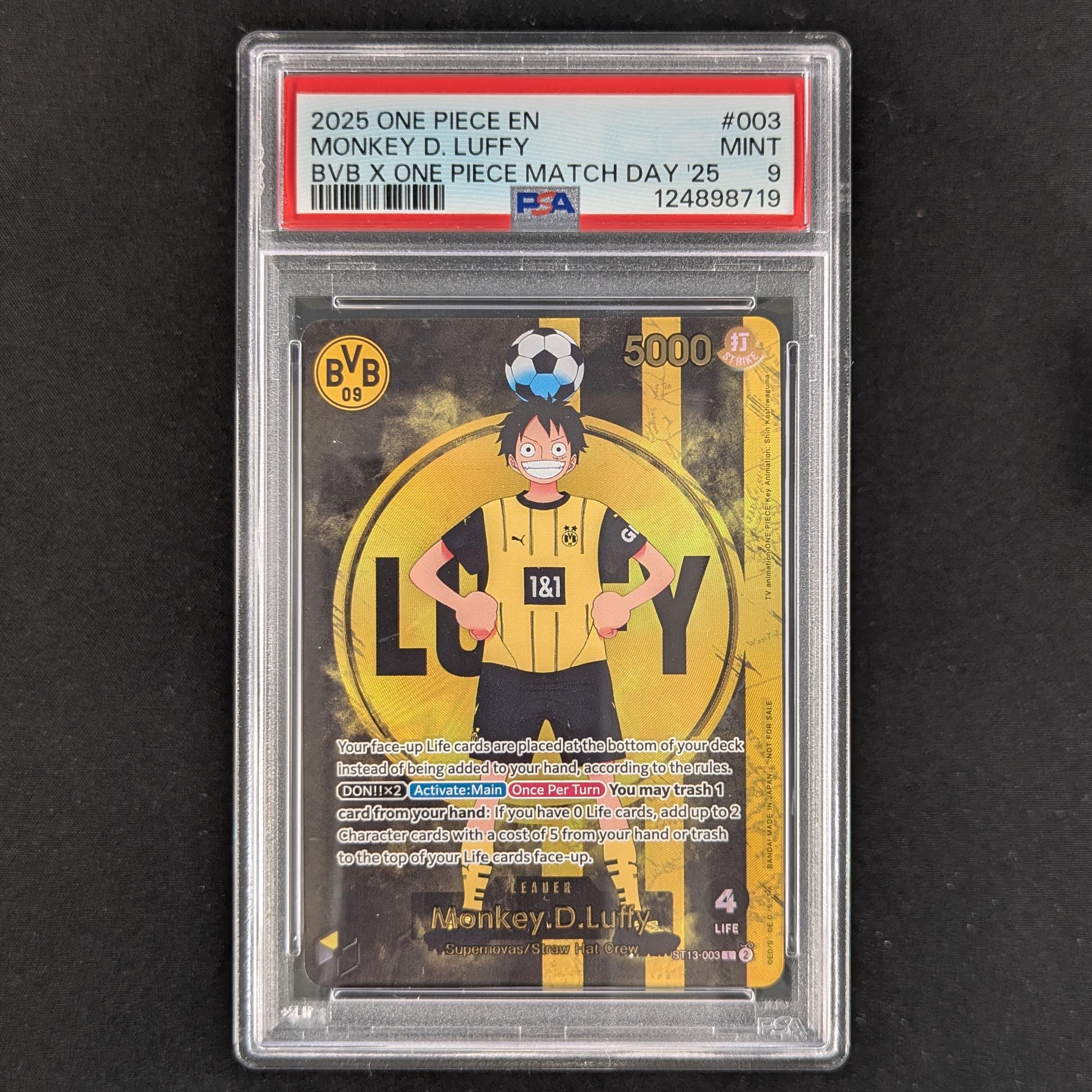 Monkey.D.Luffy (ST13-003) - Unnumbered Promos - PSA 9