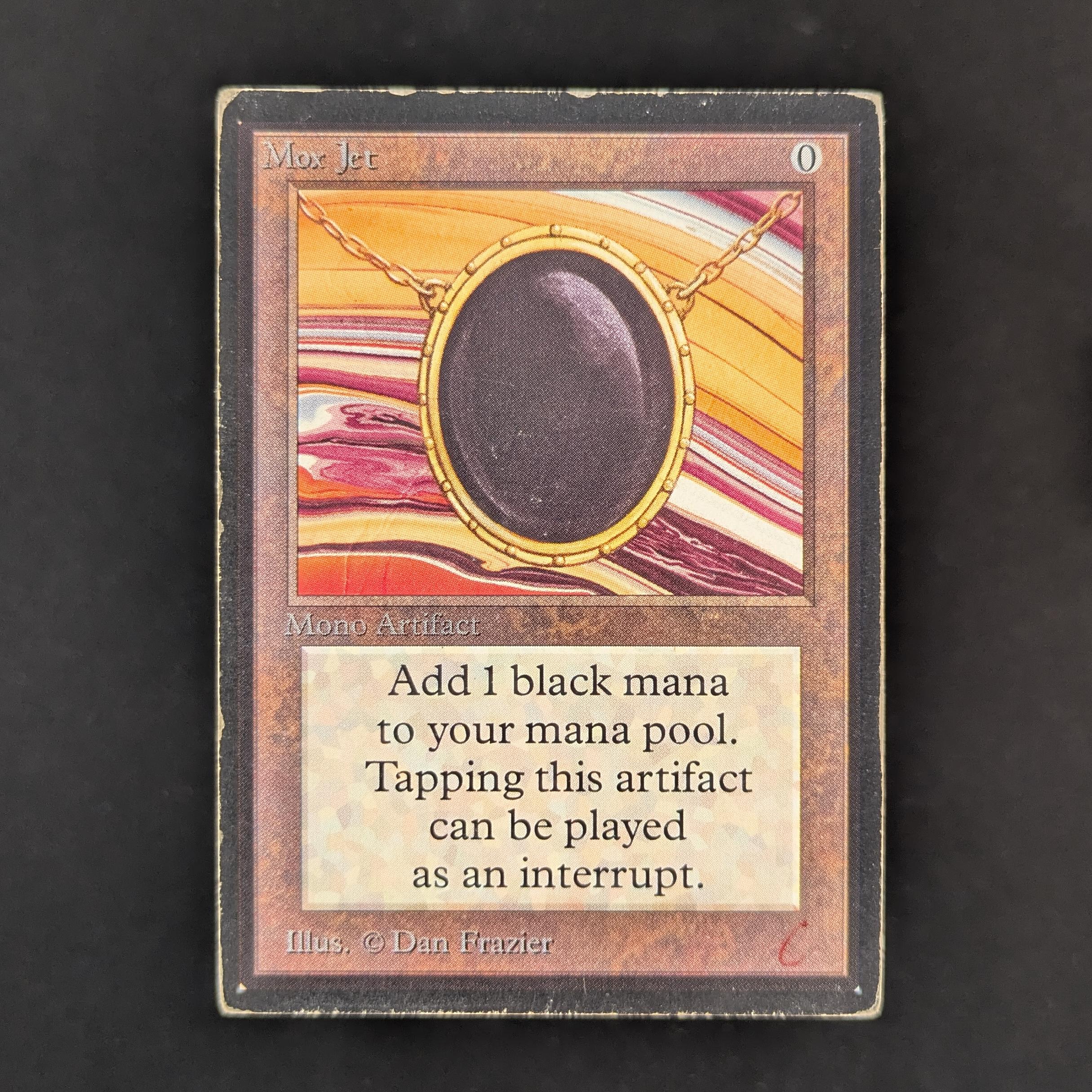 MTG Singles - Mox Jet - International Edition - PO - INKED - 33519