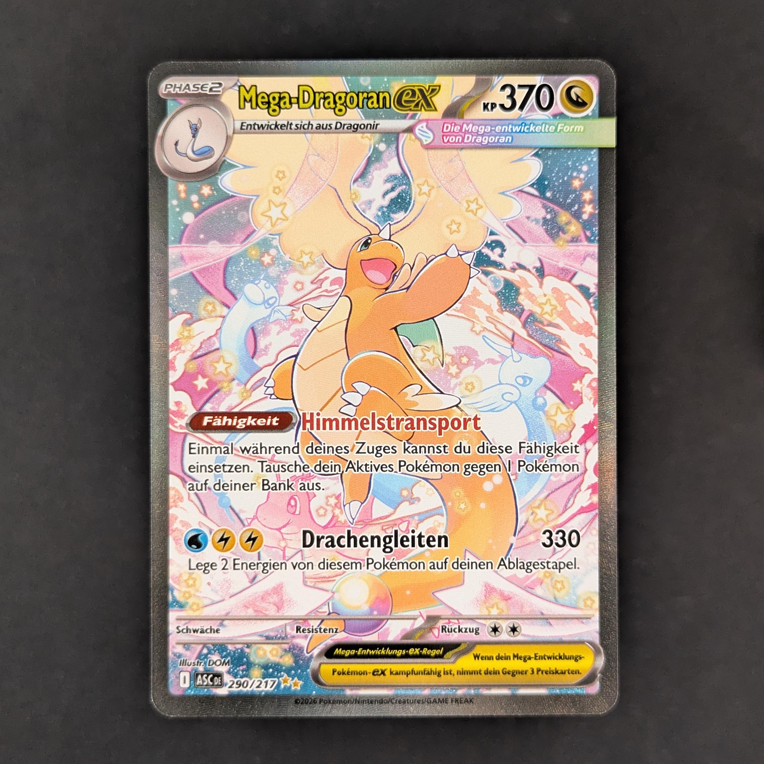 Mega Dragonite ex (ASC 290) - Ascended Heroes - German - NM