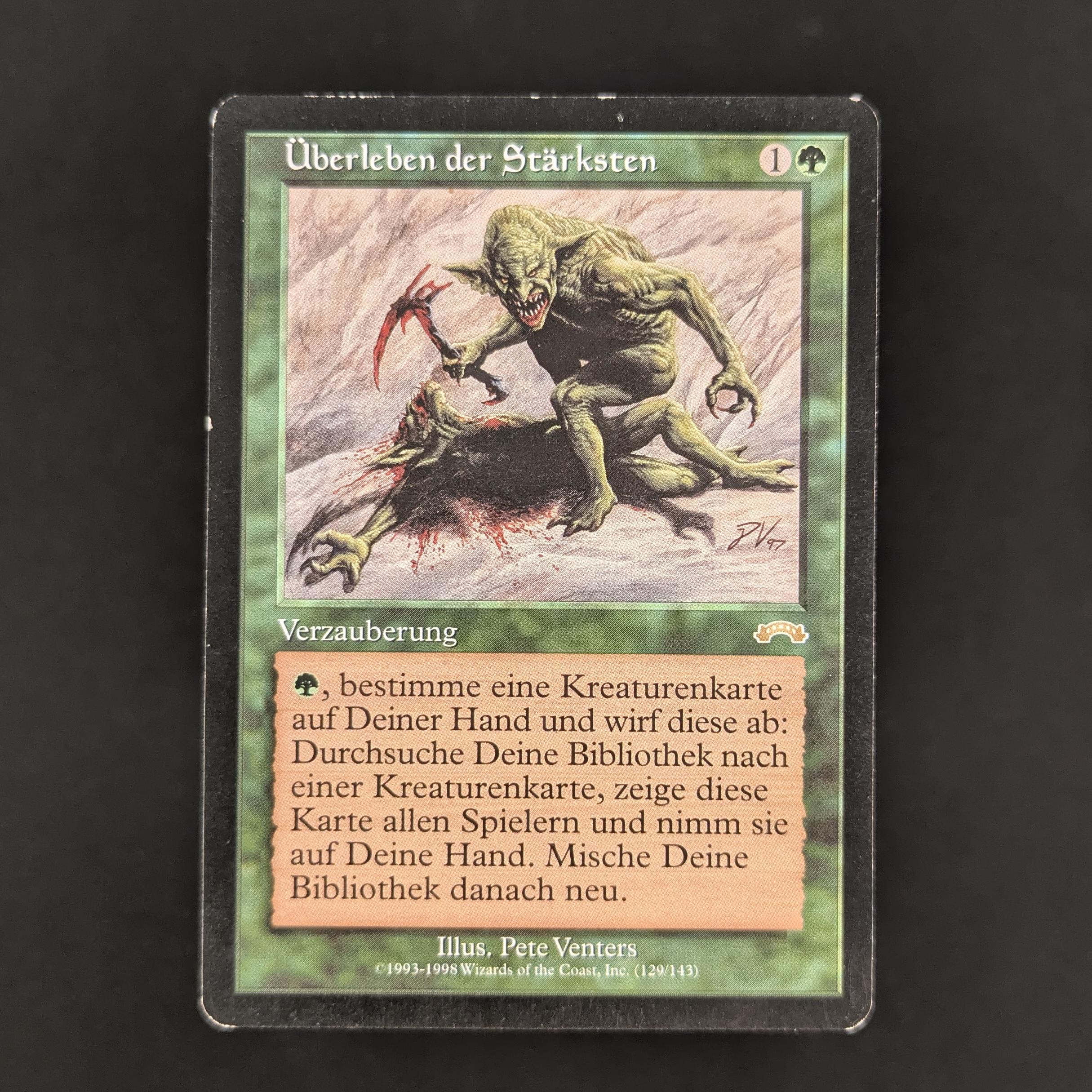 MTG Singles - Survival of the Fittest - Exodus - German - GD - PRESSURE MARK - 33641