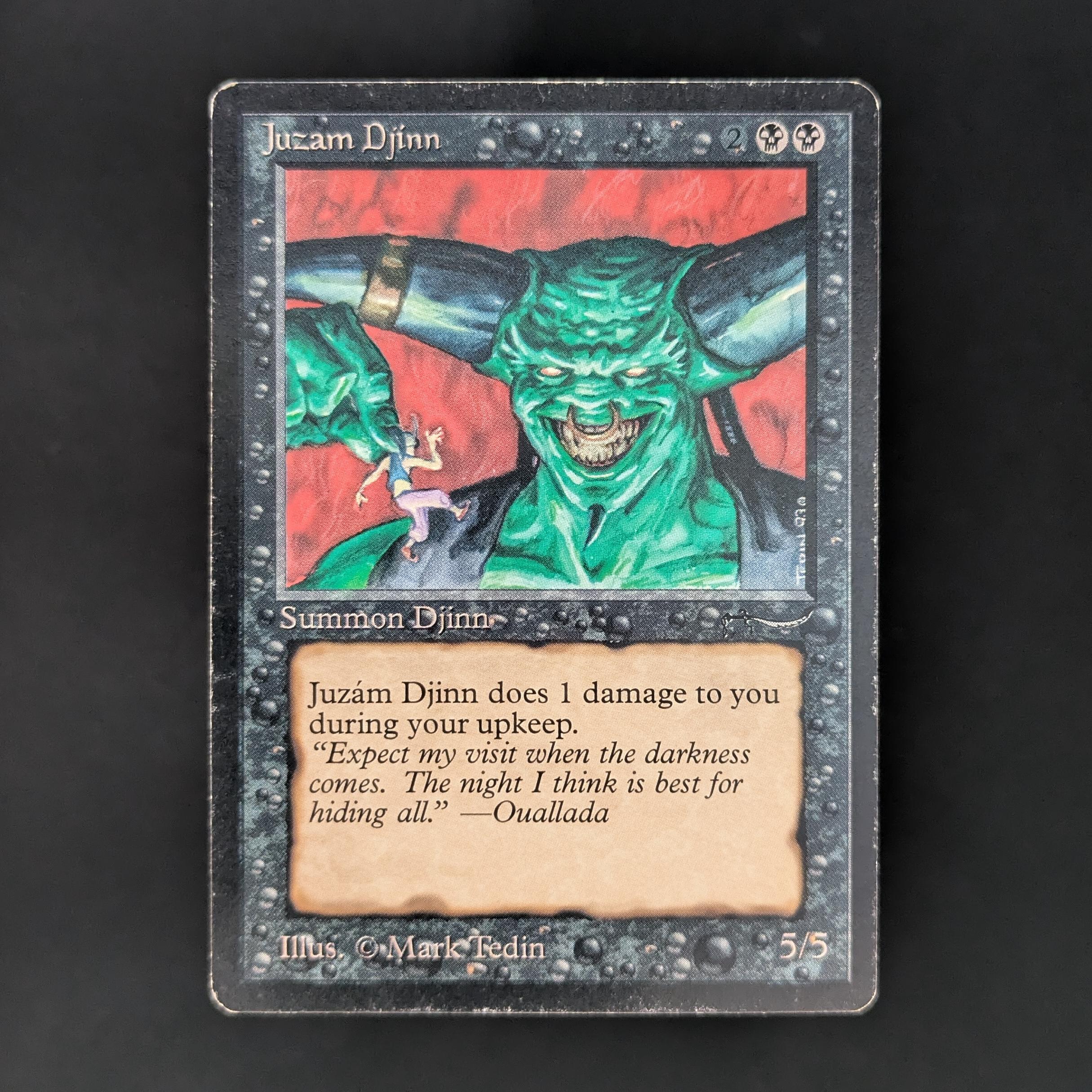 MTG Singles - Juzam Djinn - Arabian Nights - PL - DENT - 33685