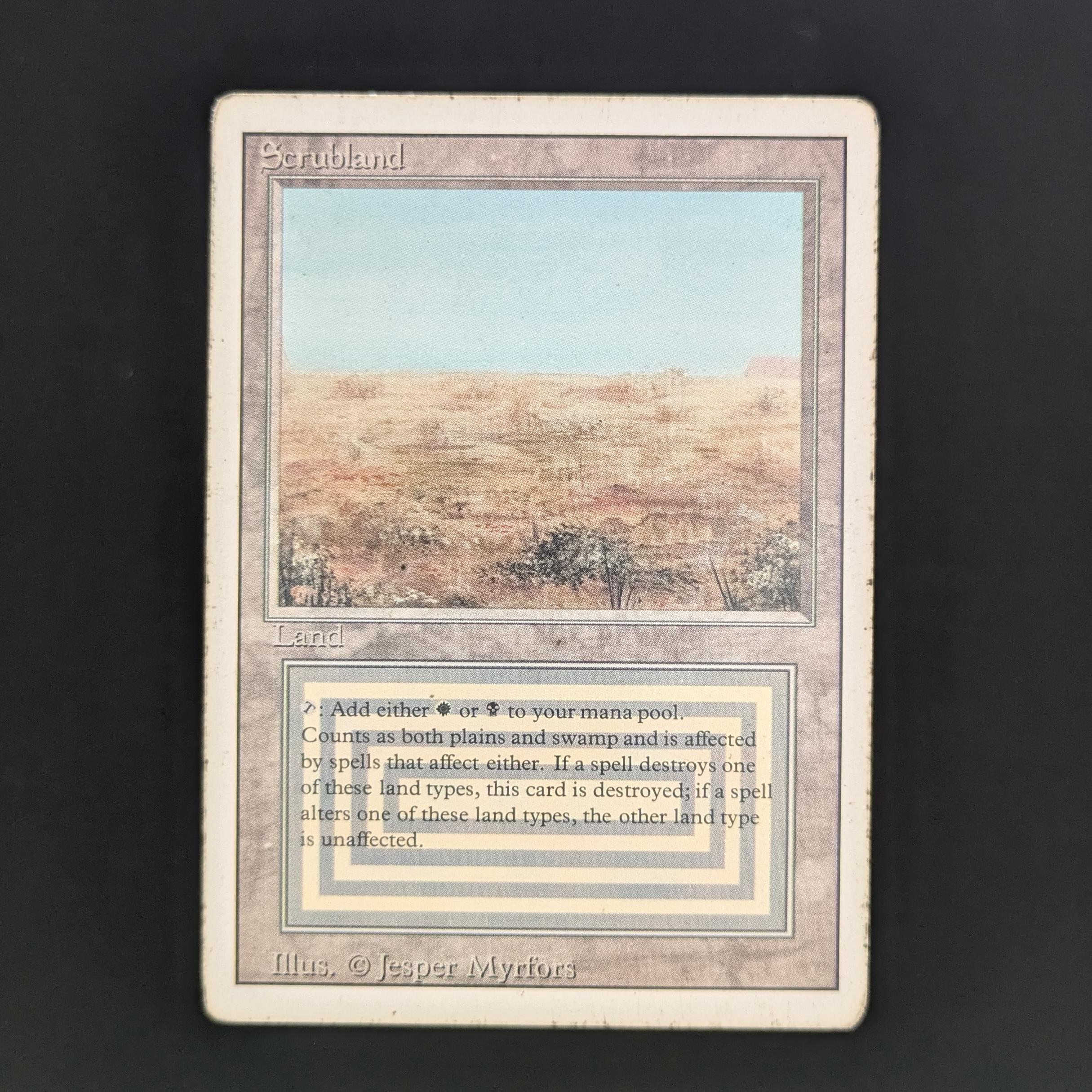 MTG Singles - Scrubland - Revised - PL - 34086
