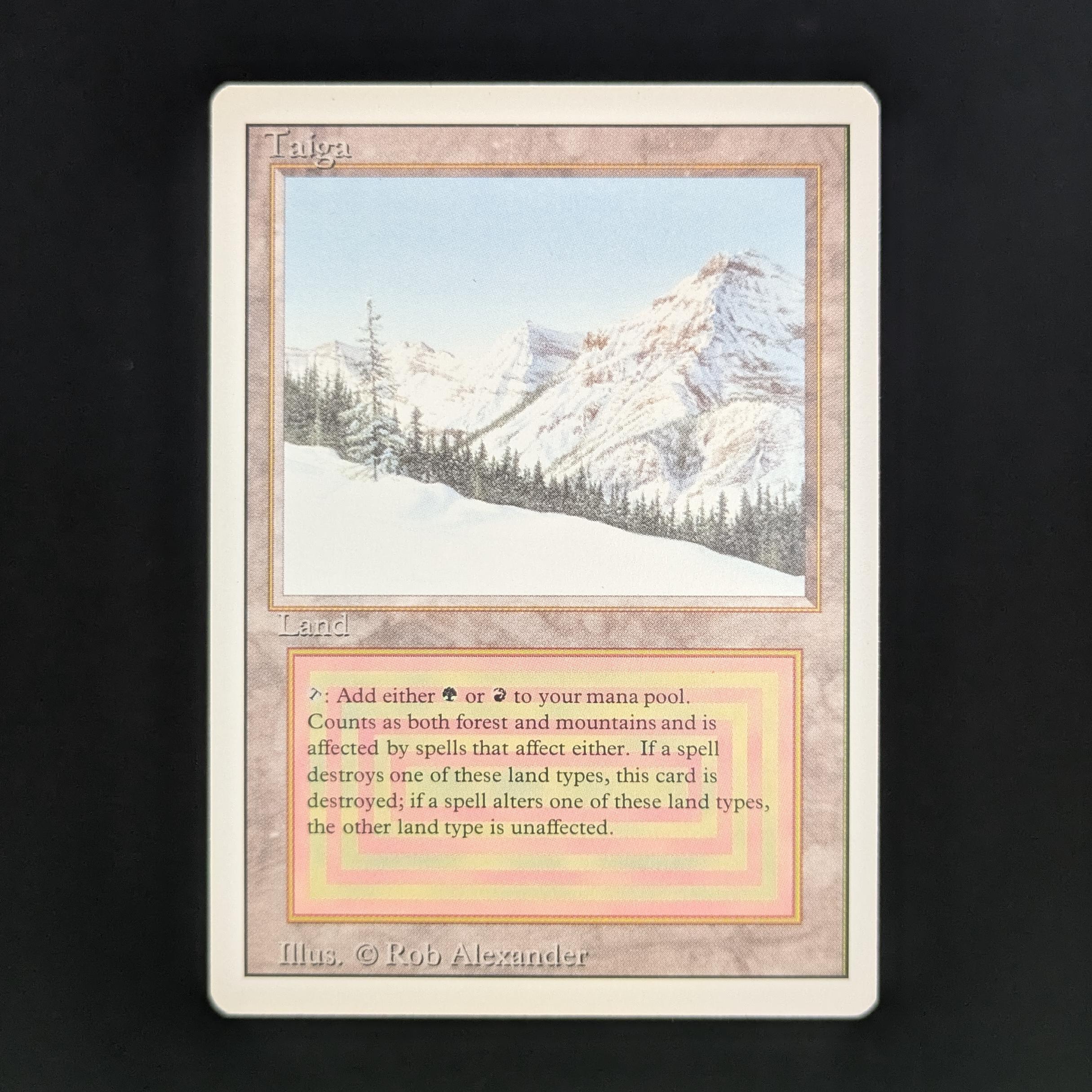 MTG Singles - Taiga - Revised - EX - 34091