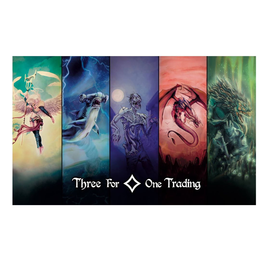 Gaming Supplies - 341 Playmat - Colors of MtG