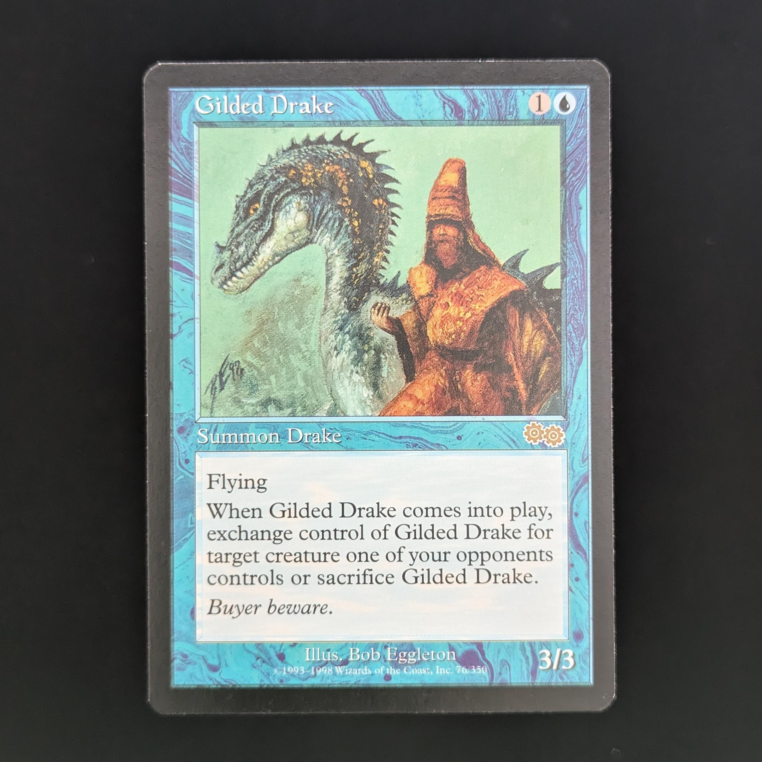 MTG Singles - Gilded Drake - Urza's Saga - English - NM - 34182