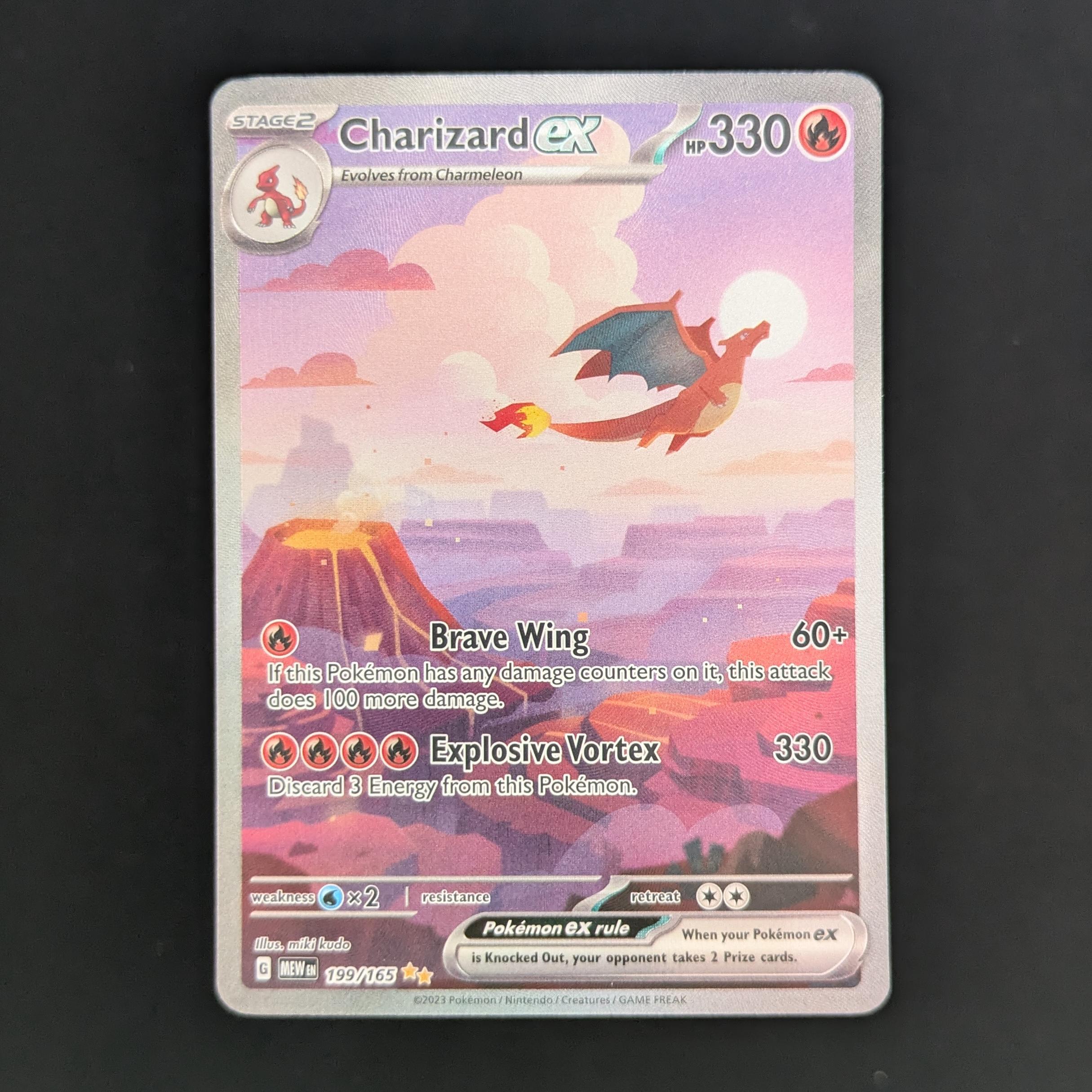 Charizard ex (MEW 199) - 151 - English - EX