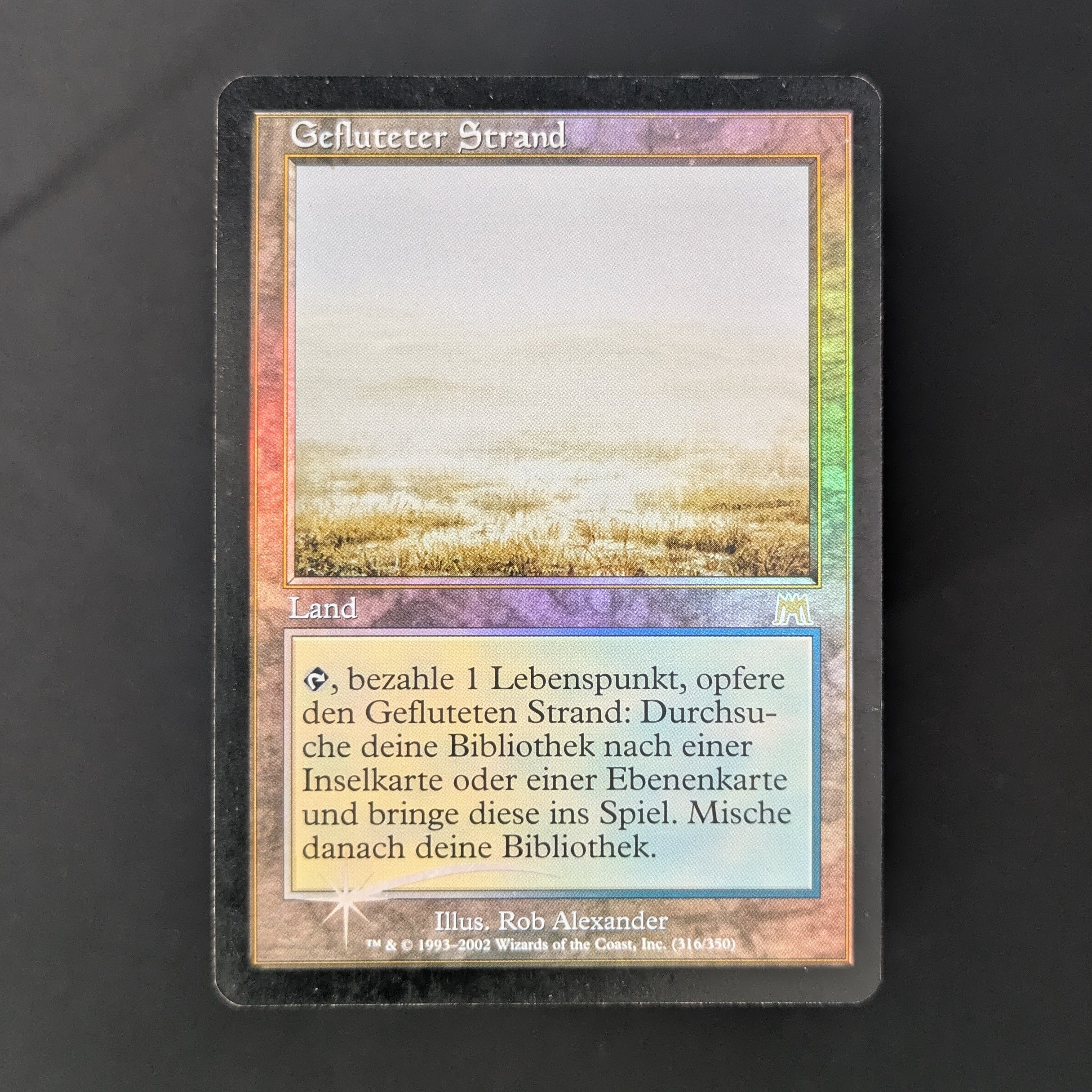 FOIL] Flooded Strand - Onslaught - German - GD
