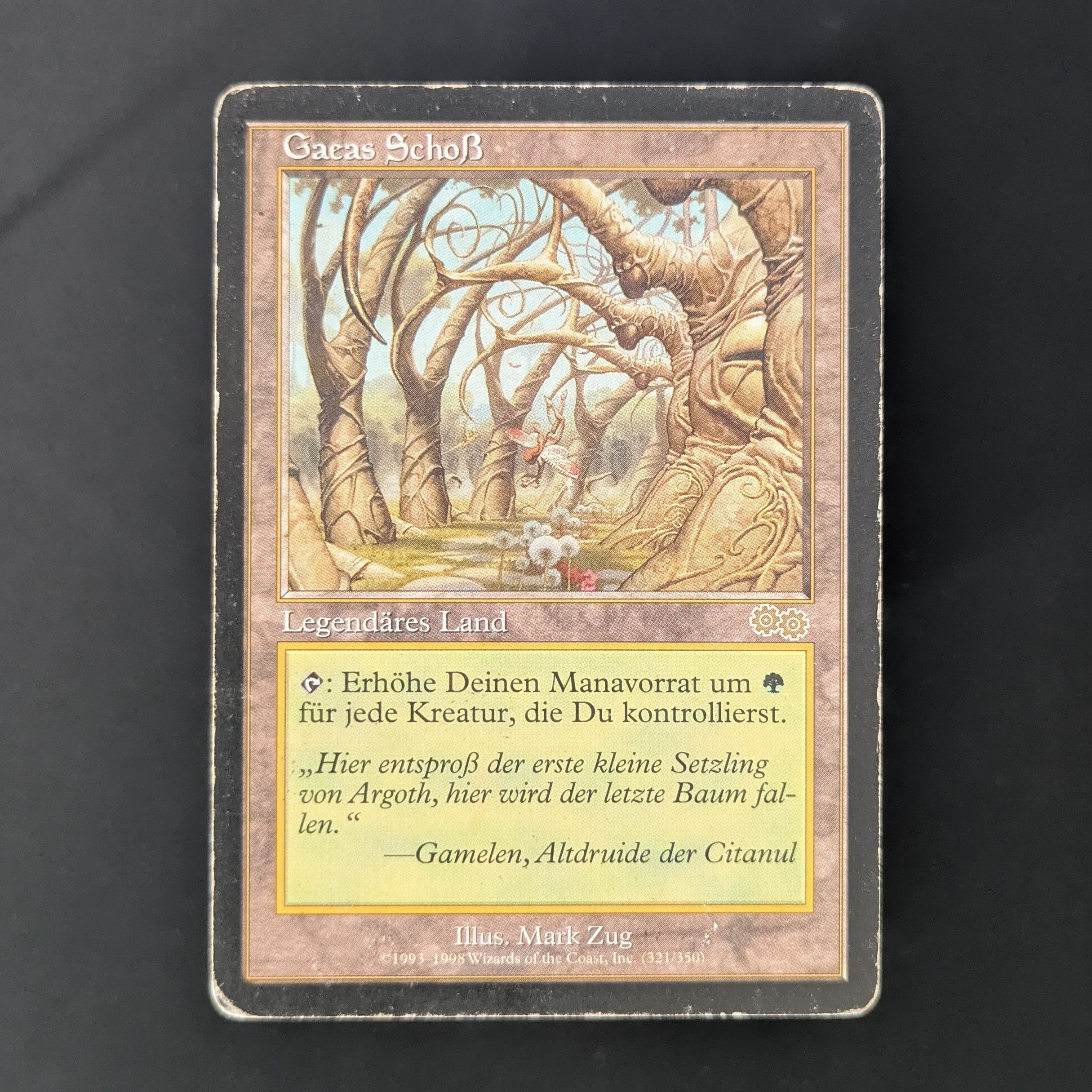 MTG Singles - Gaea's Cradle - Urza's Saga - German - PO - 34345