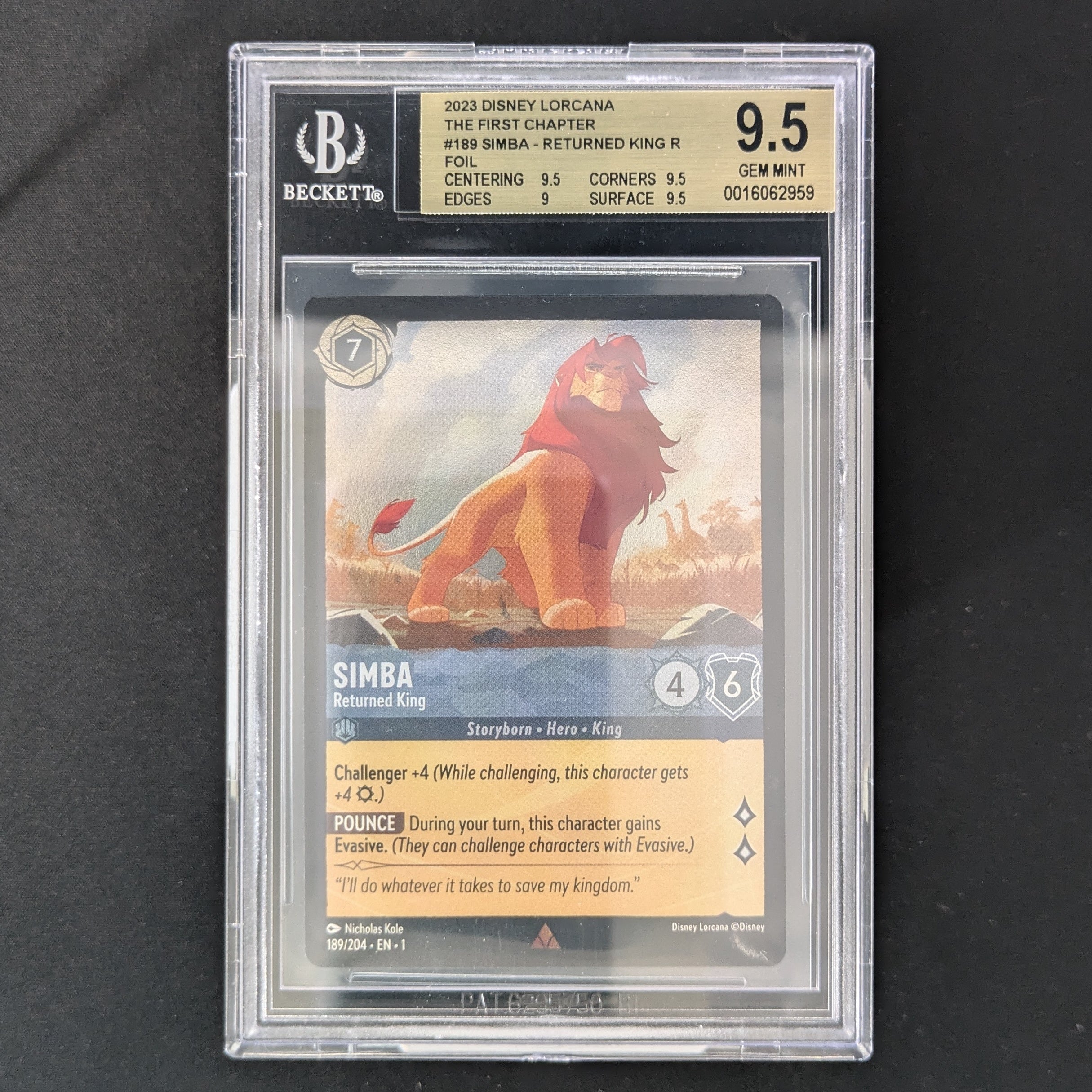 lorcana simba card - Returned King (V.1) - The First Chapter - English Listed cards may have Track MTG Final Fantasy Options:Gift Bundle (1 collector booster pack + 9 booster packs) badge:Unavailable to Order