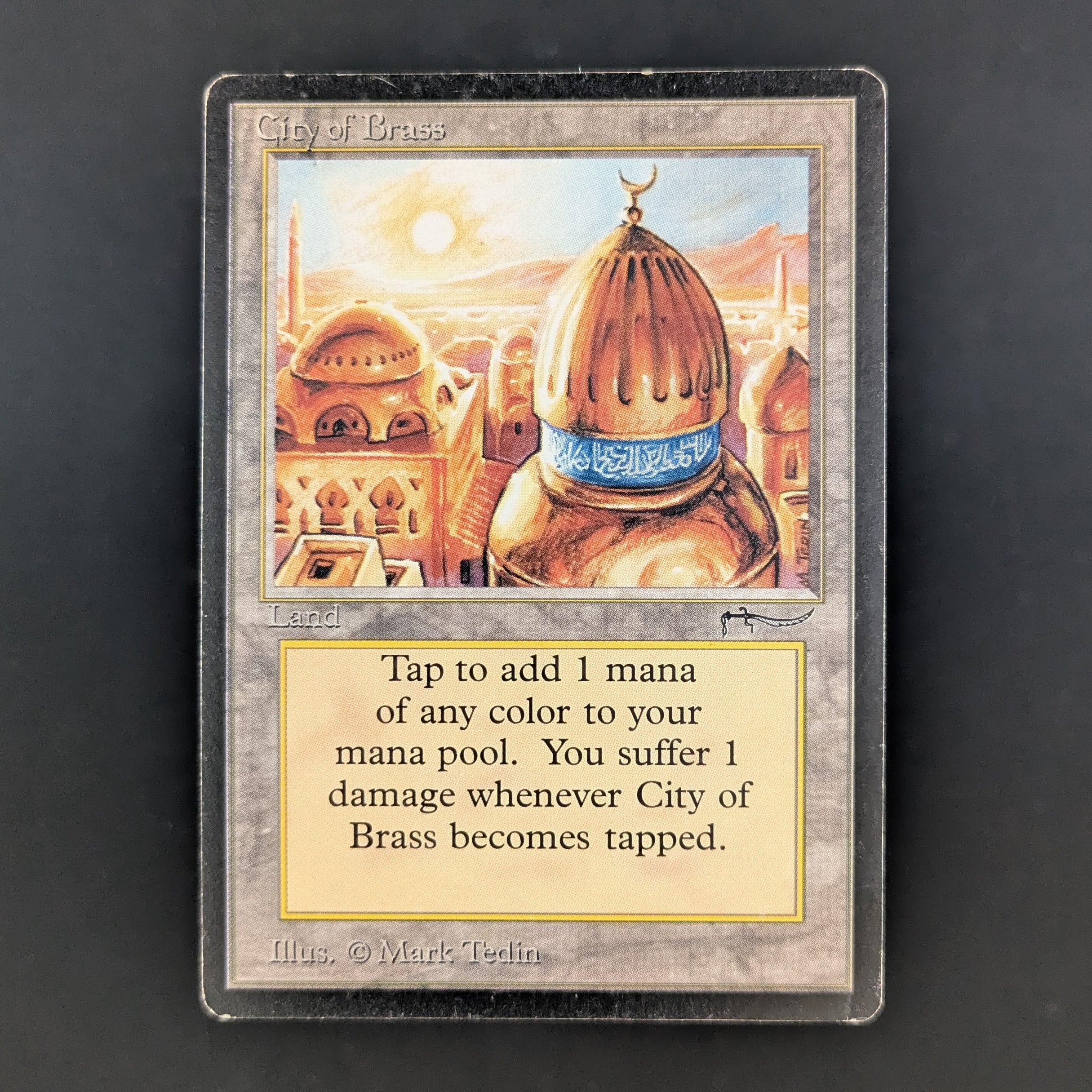 MTG Singles - City of Brass - Arabian Nights - PL - INKED - 34662
