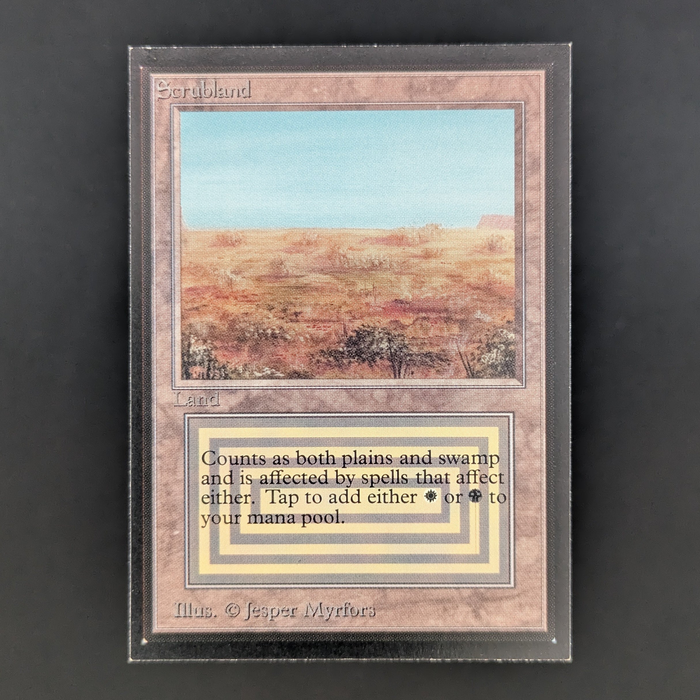 MTG Singles - Scrubland - Collectors' Edition - EX - 34951