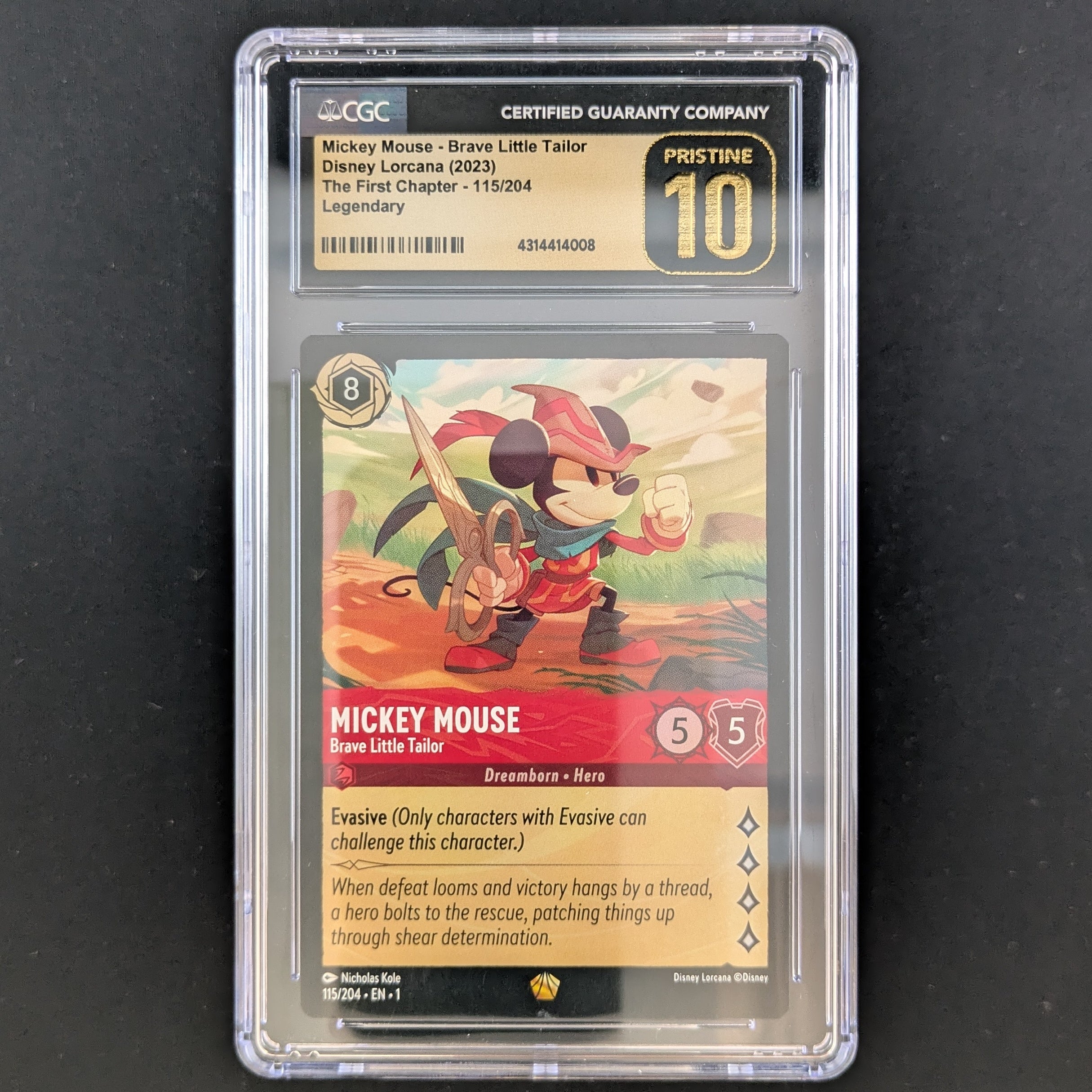 Mickey Mouse - Brave Little Tailor - The First Chapter - CGC 10