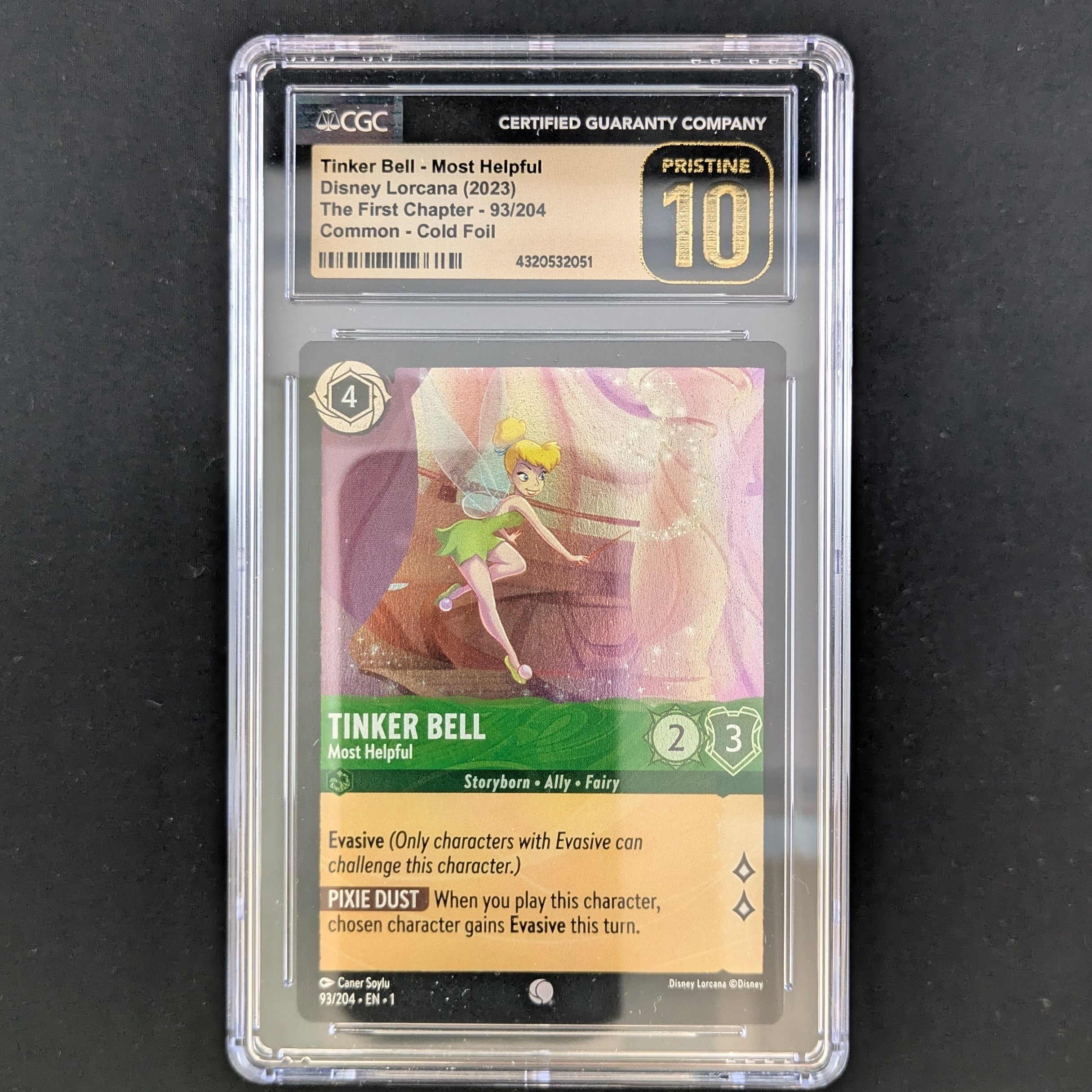 Tinker Bell - Most Helpful - The First Chapter - CGC 10 - Foil