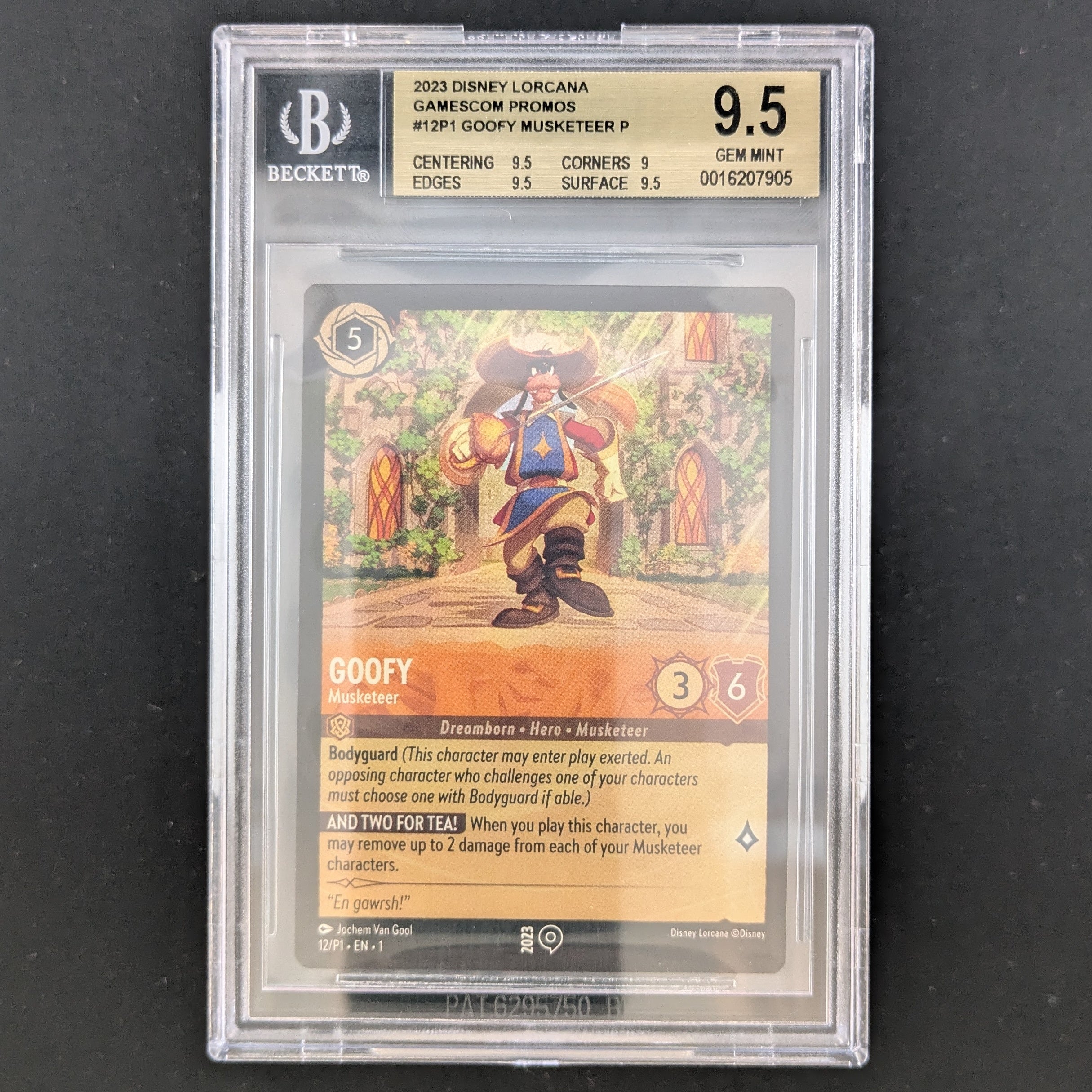 Goofy - Musketeer - Promos Year 1 - BGS 9.5
