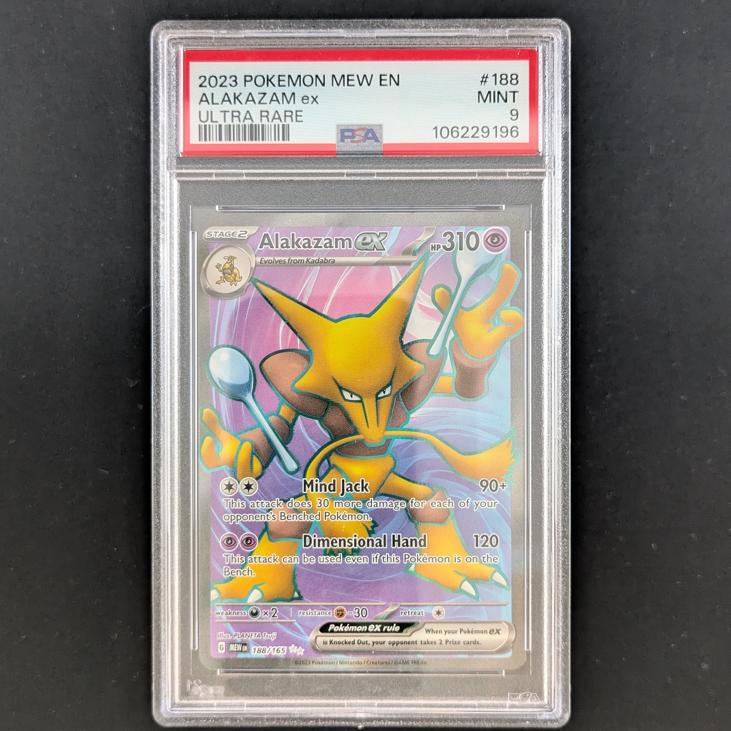 alakazam v pokemon card value 2025 MEP Black Star Promos Promos #009 PSA 9 Burbank Cards Shield Promo Cards Singles Alakazam V #172 Precios |