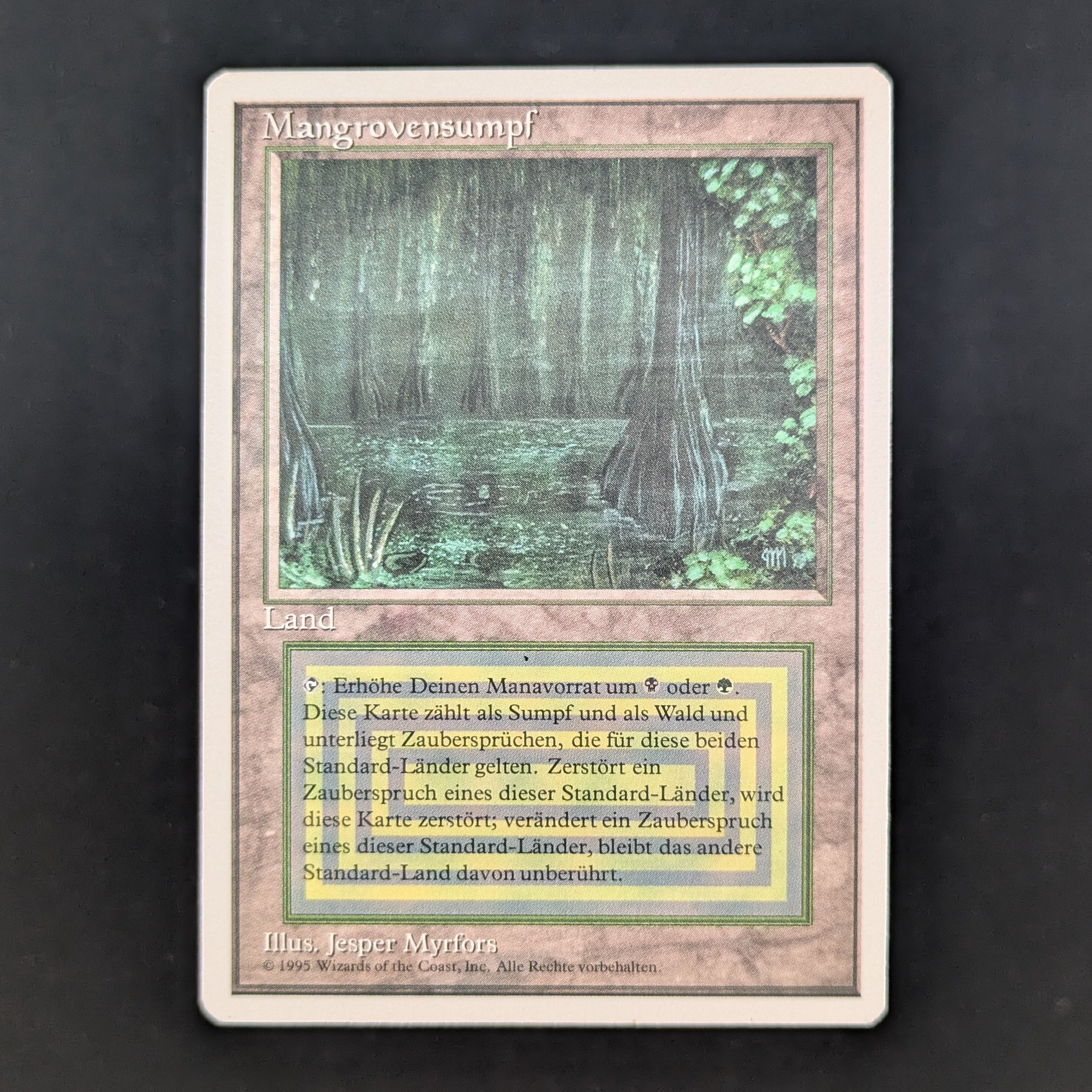MTG Singles - Bayou - Foreign White Bordered - German - NM - 35208