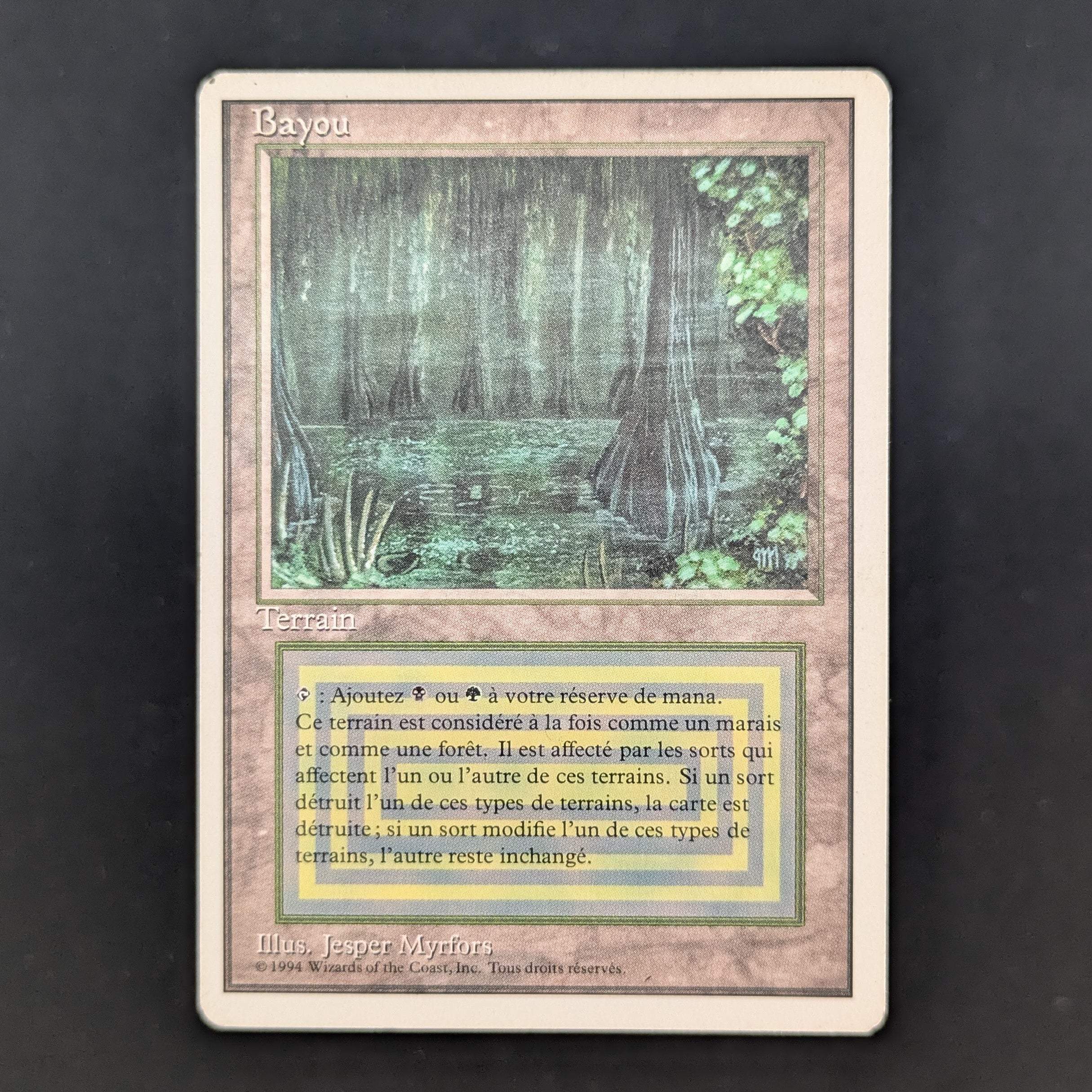 MTG Singles - Bayou - Foreign White Bordered - French - LP - 35221