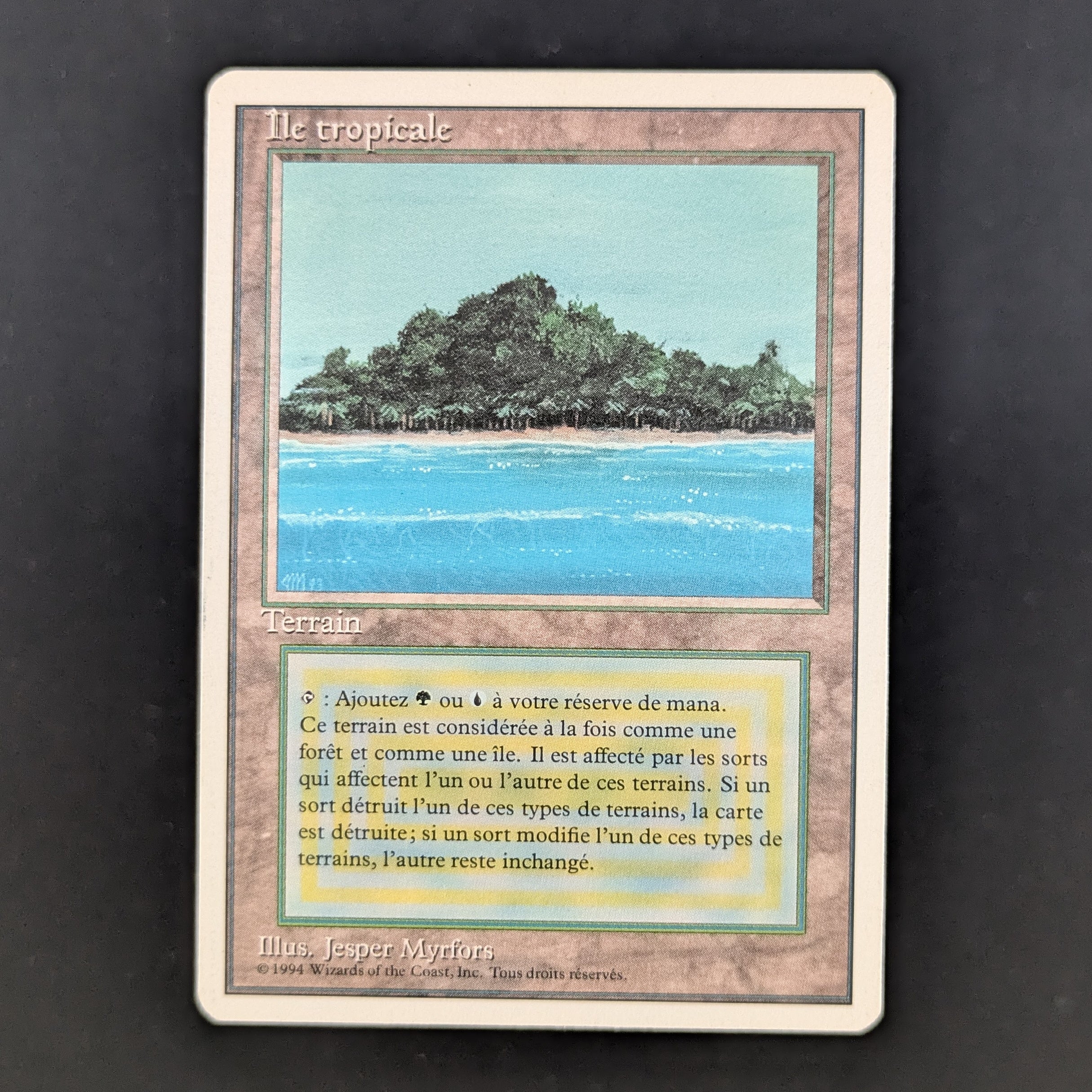 MTG Singles - Tropical Island - Foreign White Bordered - French - EX - 35241