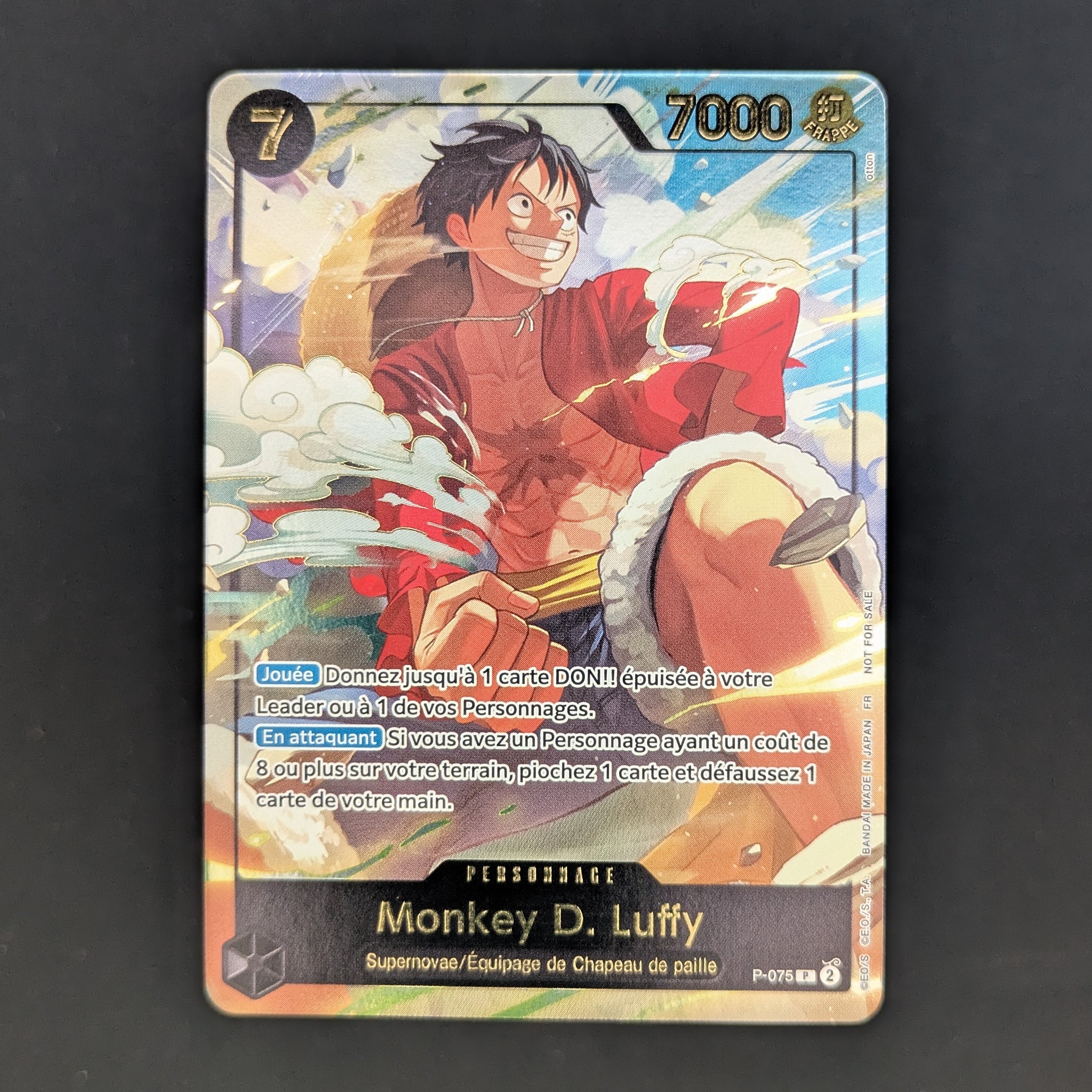 Monkey.D.Luffy (P-075) (V.3) - Promos - NM
