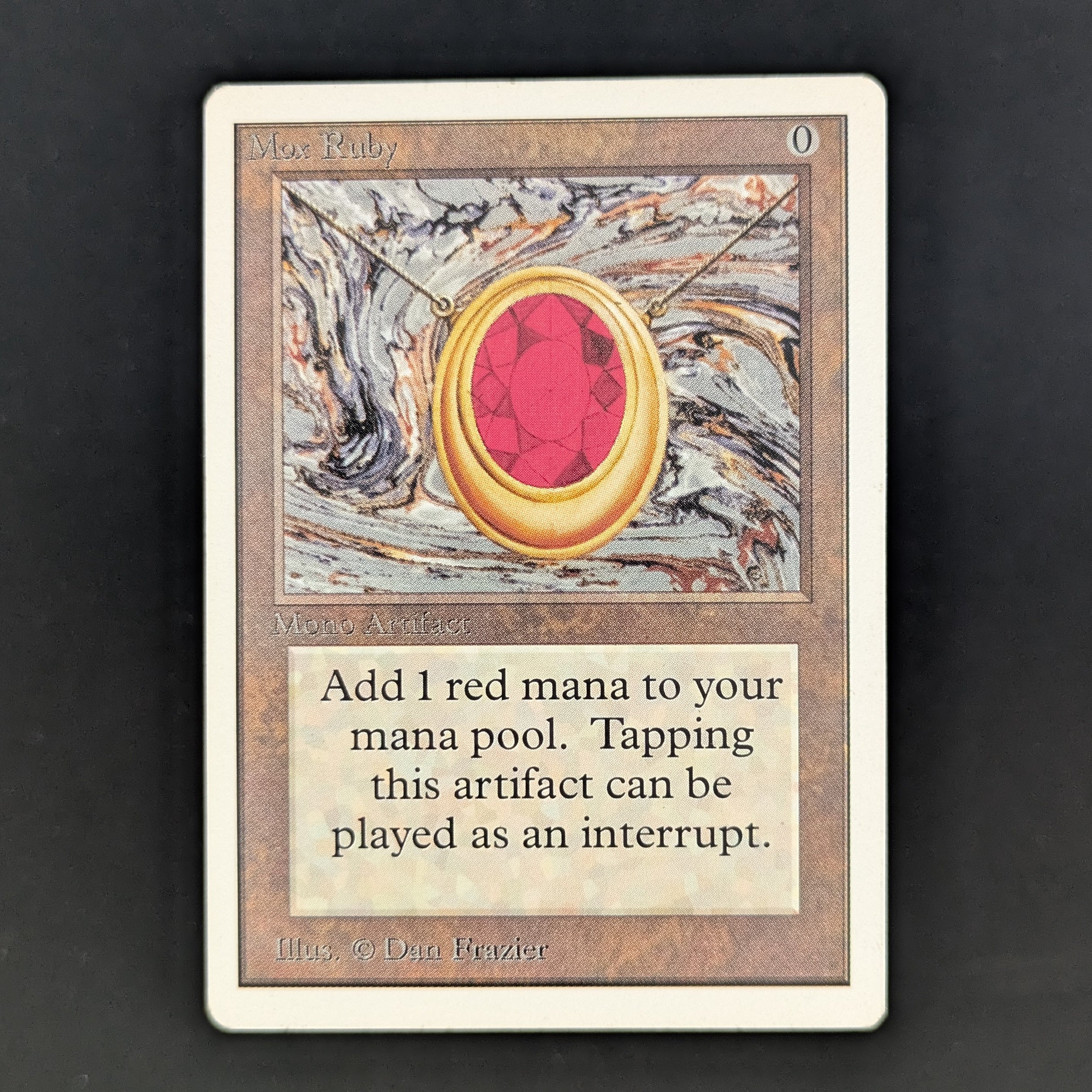 MTG Singles - Mox Ruby - Unlimited - LP - 35442